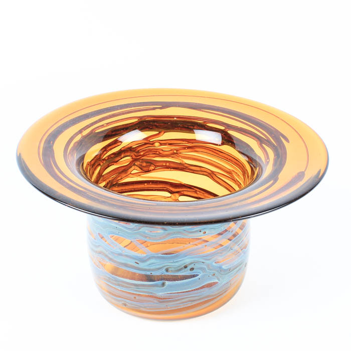 Rob Adamson Art Glass Bowl