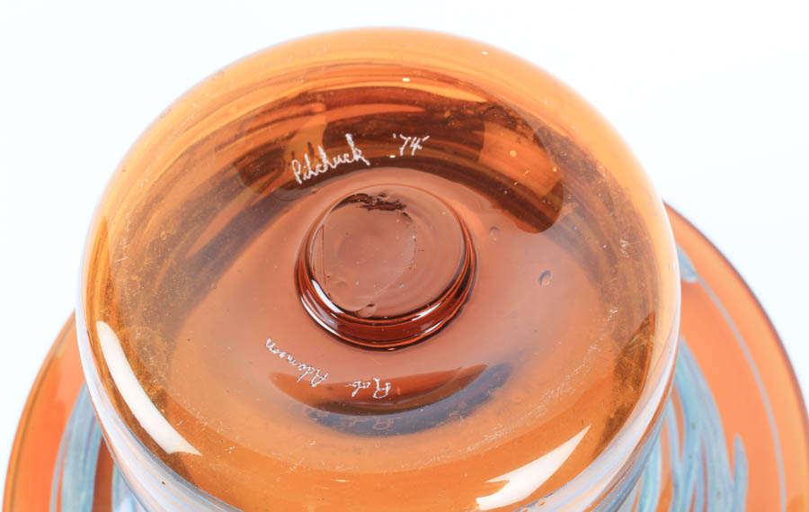 Rob Adamson Art Glass Bowl