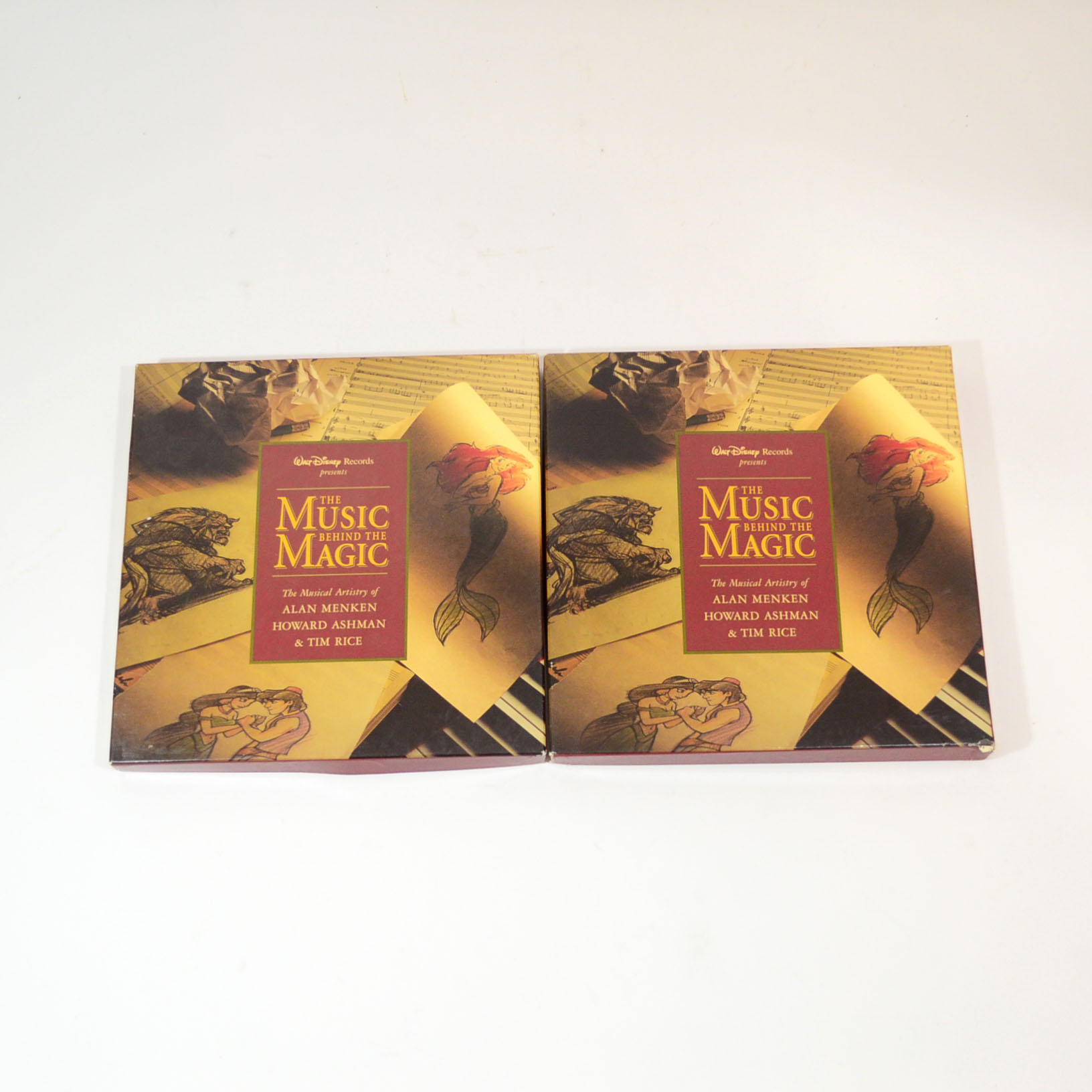 Two Sets of "The Music Behind the Magic" Disney Animation Film Scores