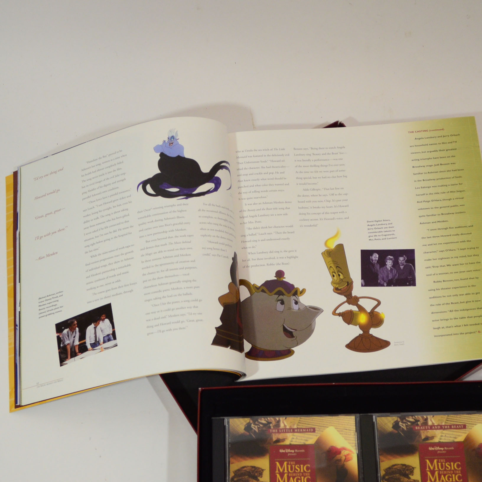 Two Sets of "The Music Behind the Magic" Disney Animation Film Scores