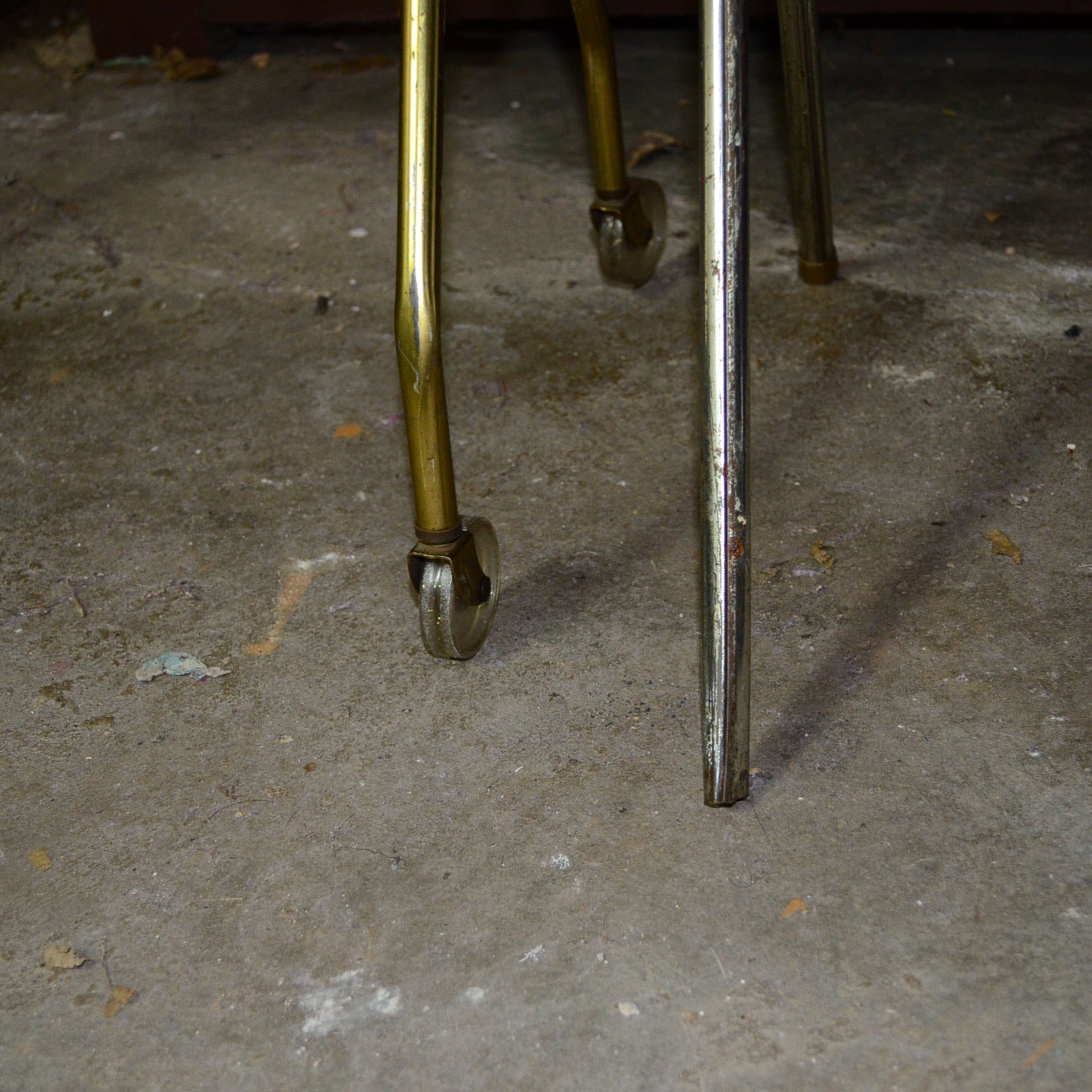 Pair Of Vintage Metal Folding TV Trays