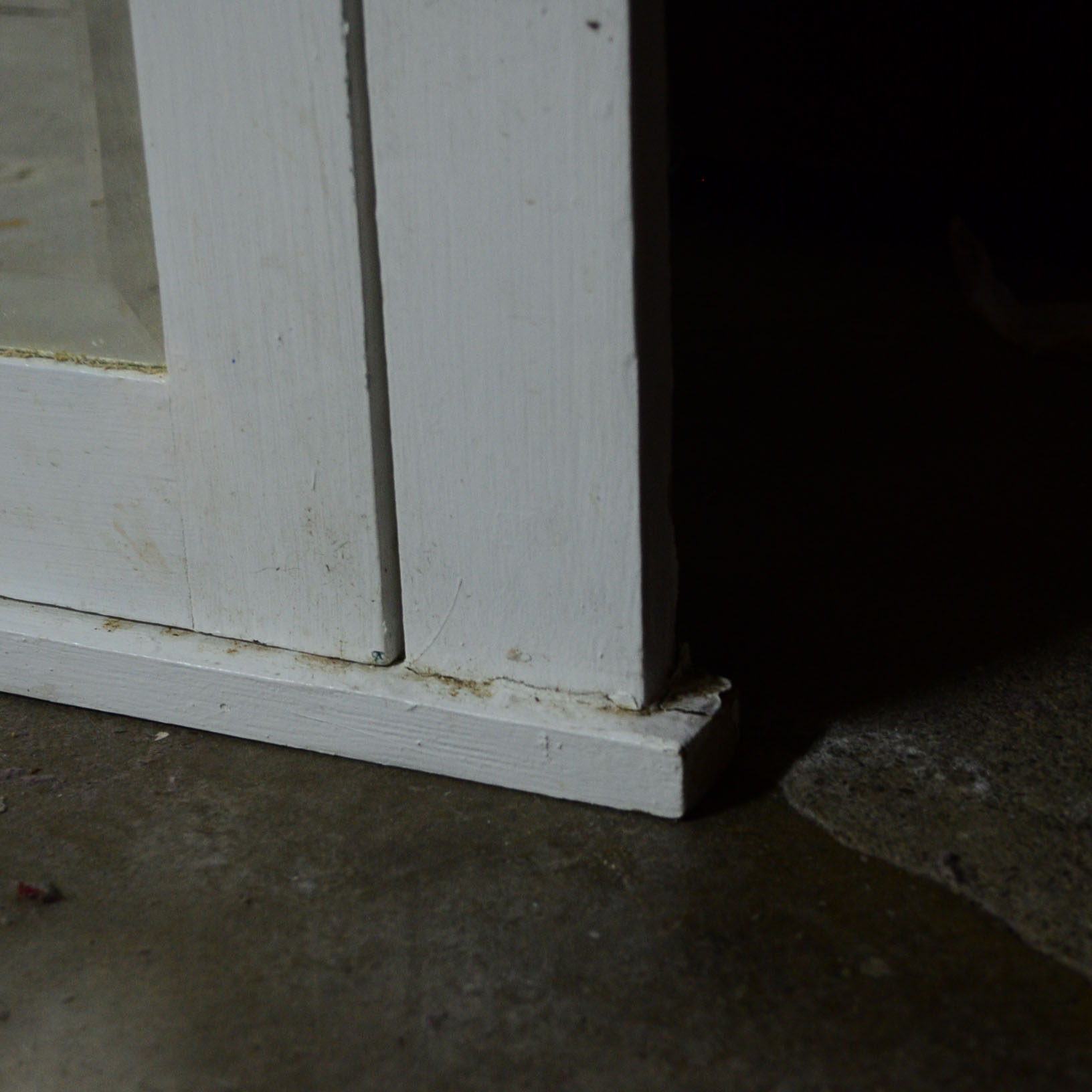 Painted White Wooden Medicine Cabinet