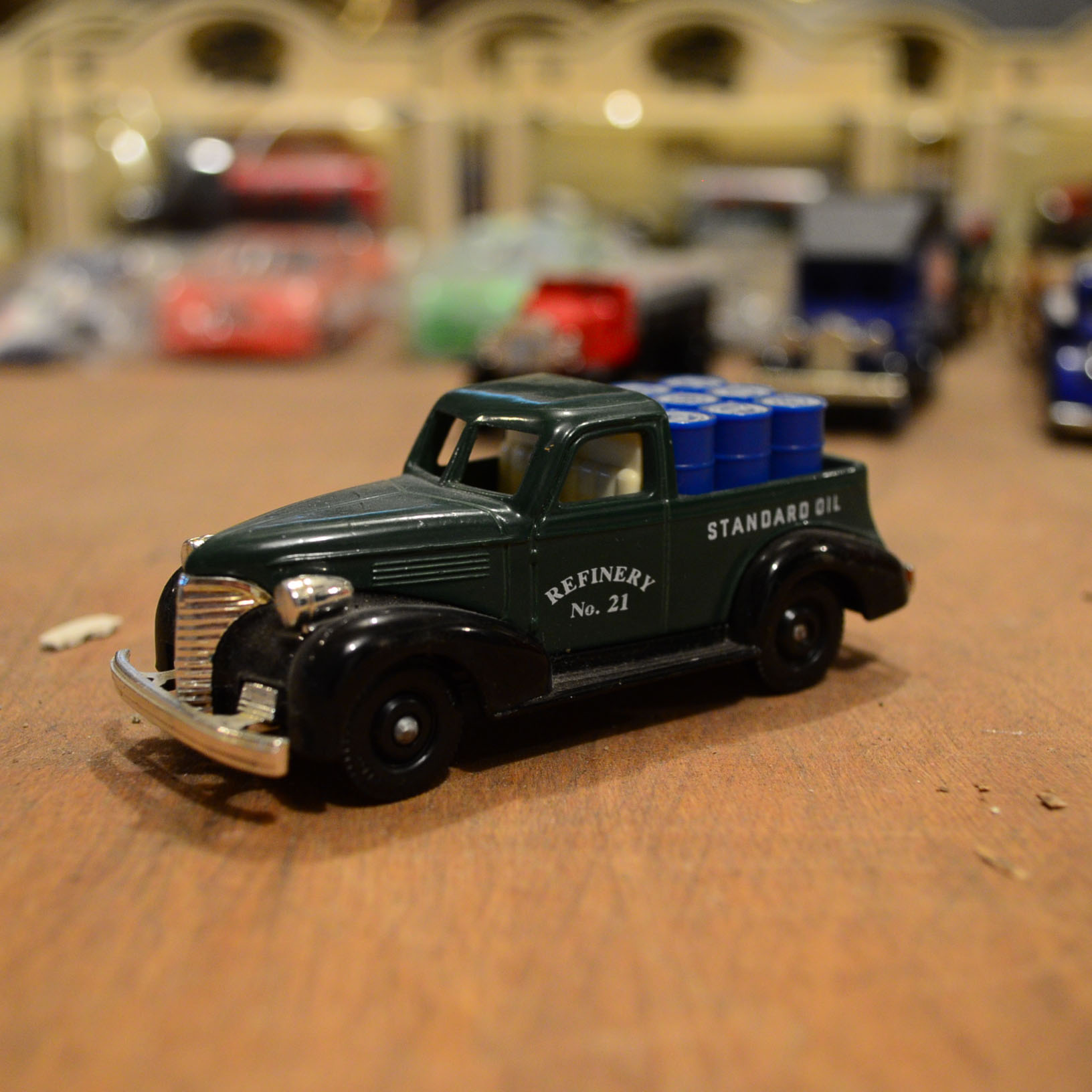 Collection Of Standard Oil Die-Cast Replica Cars Made in England