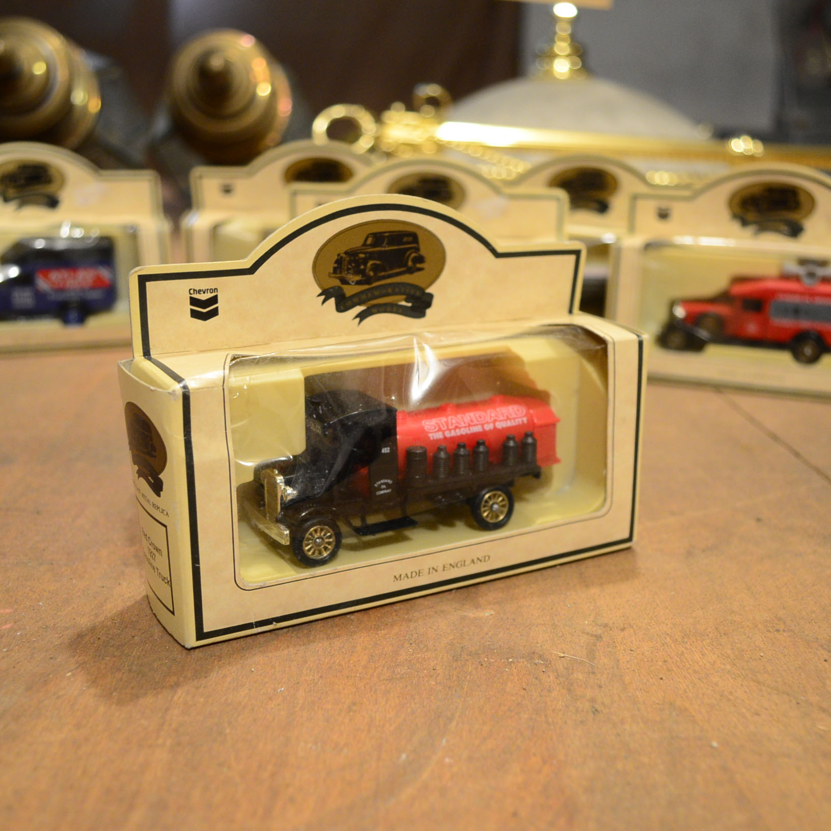 Collection Of Standard Oil Die-Cast Replica Cars Made in England