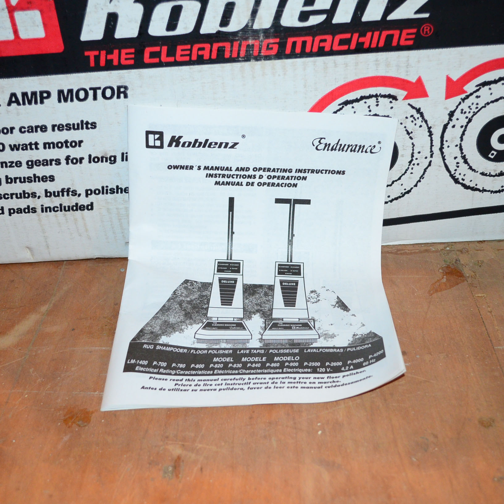 Koblenz "Endurance" Rug Shampooer and Floor Polisher