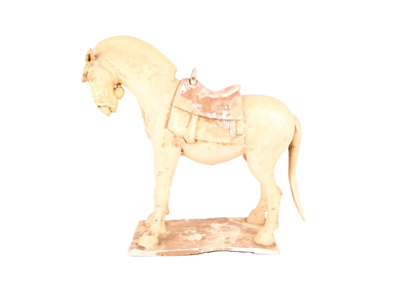c.1850 Chinese Ceramic Horse Sculpture