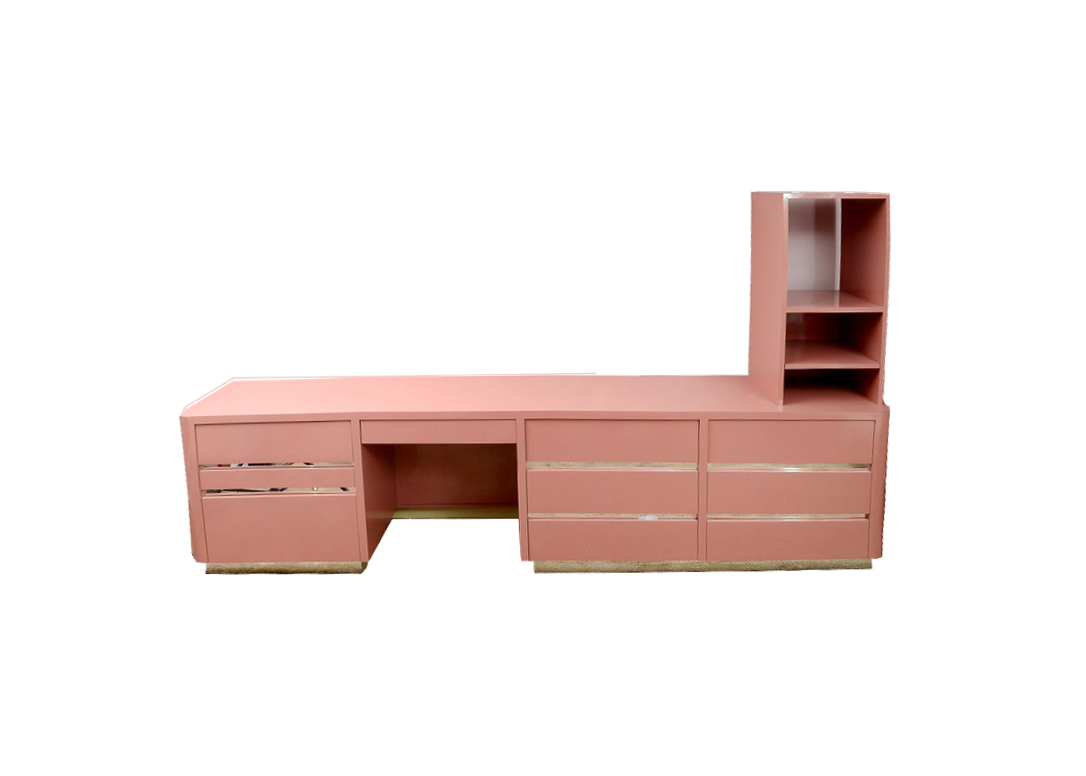 Retro Modern Desk and Dresser Unit