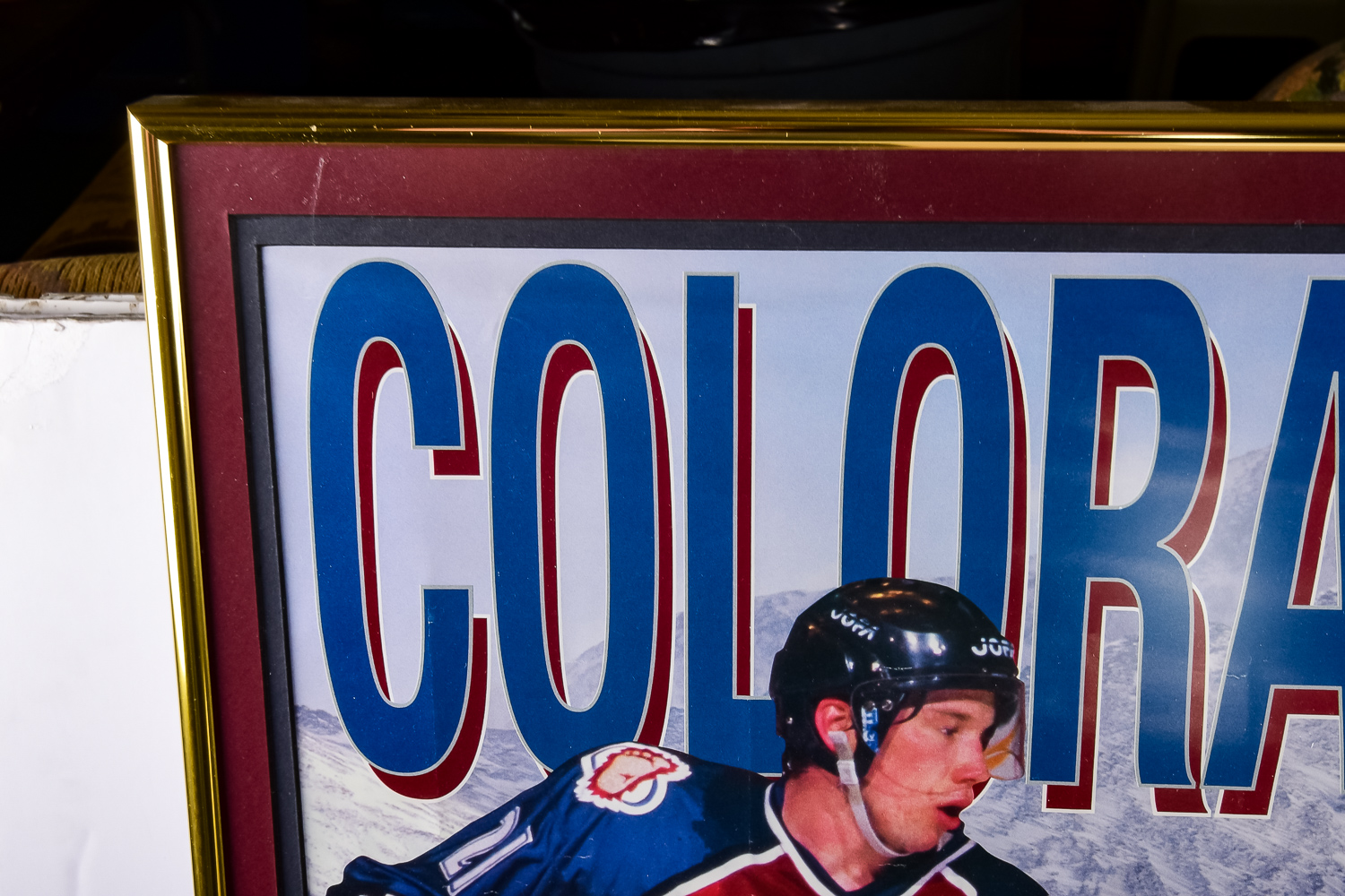 Signed 1996 Stanley Cup Colorado Avalanche Poster