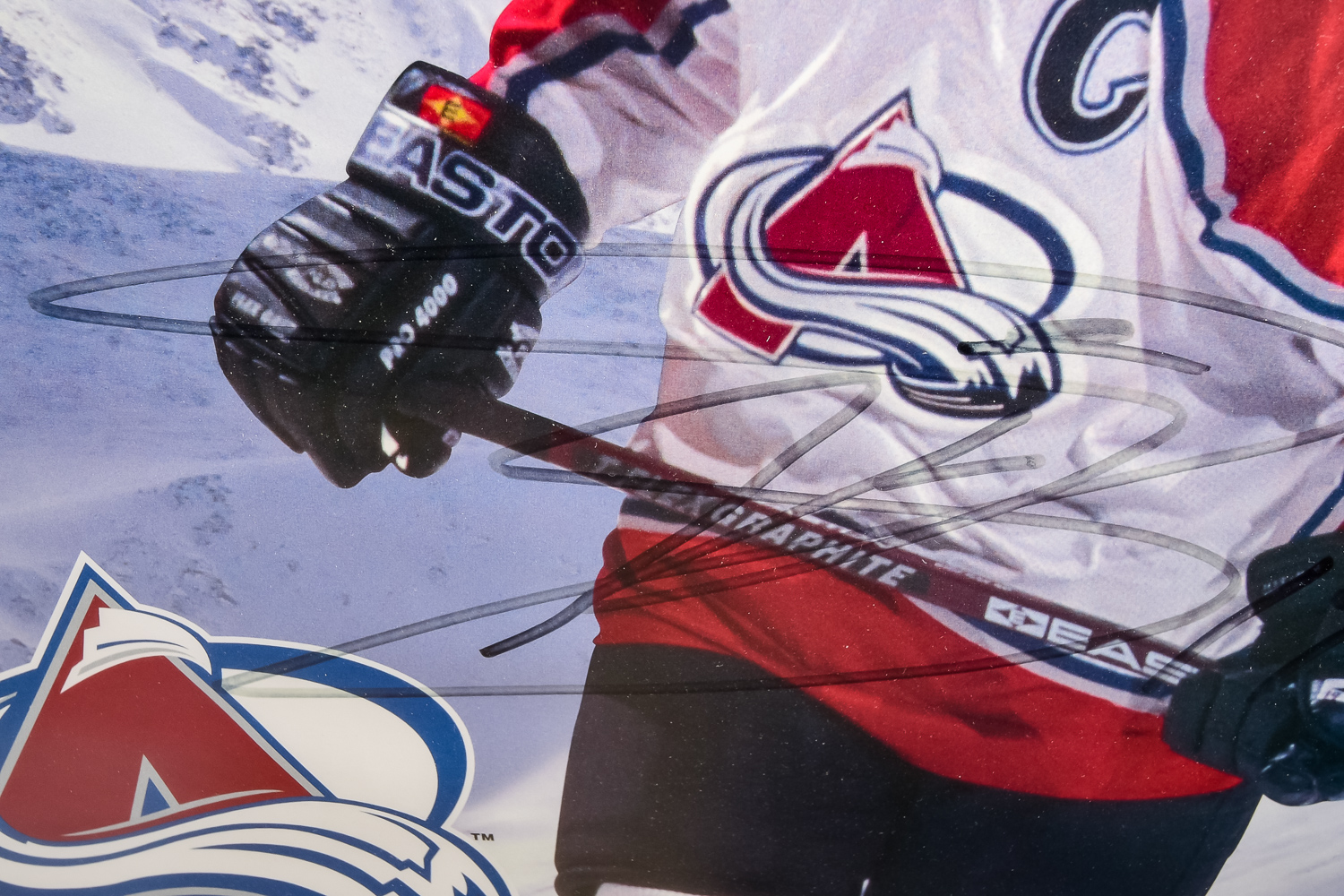 Signed 1996 Stanley Cup Colorado Avalanche Poster