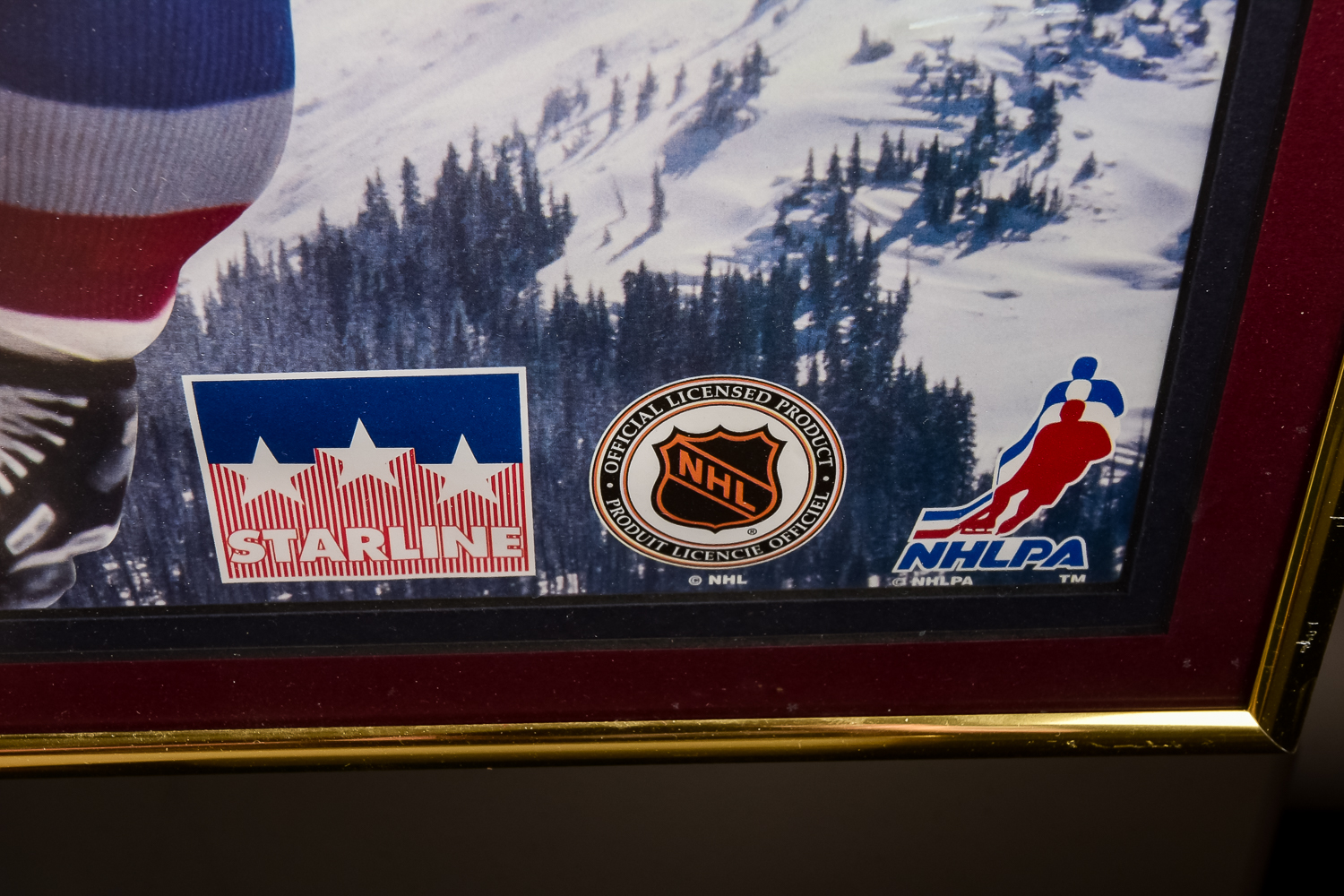 Signed 1996 Stanley Cup Colorado Avalanche Poster