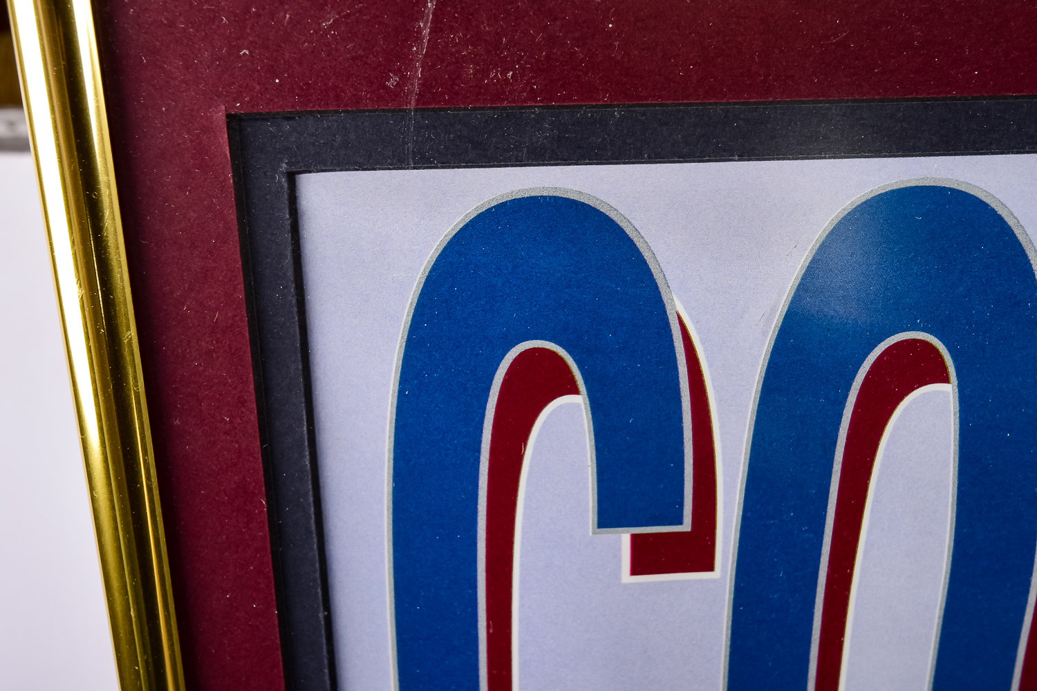 Signed 1996 Stanley Cup Colorado Avalanche Poster