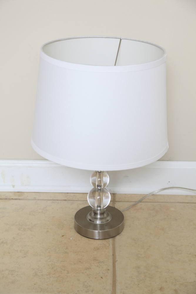 Plastic Globe Table Lamp