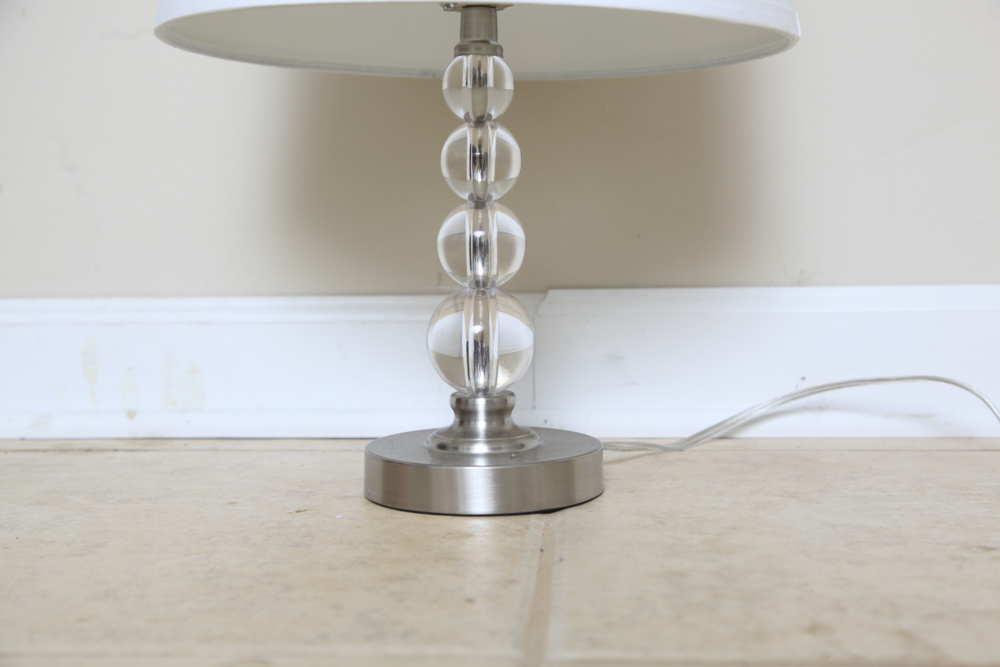 Plastic Globe Table Lamp