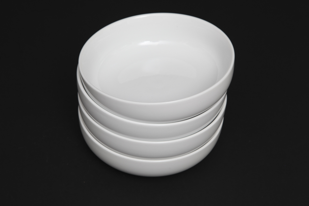 Grouping of White China Bowls