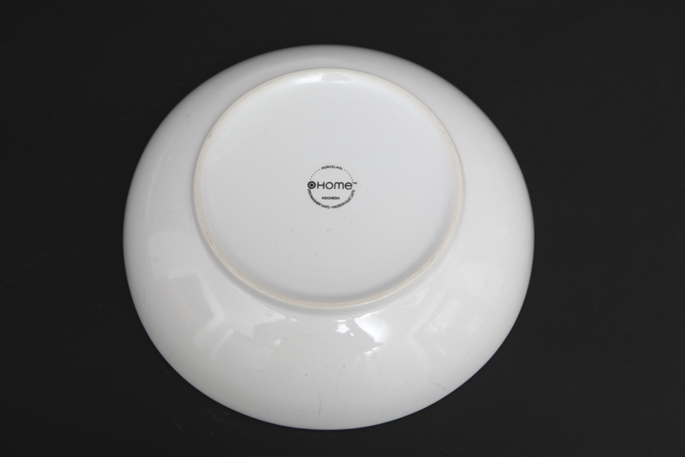 Grouping of White China Bowls