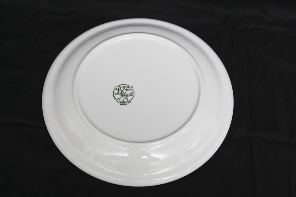 Assortment of White China Plates