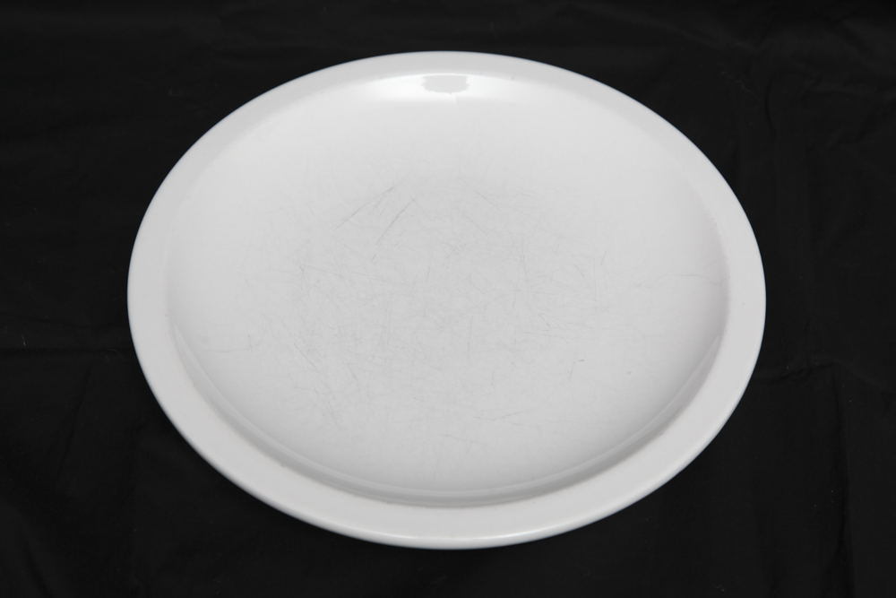 Assortment of White China Plates