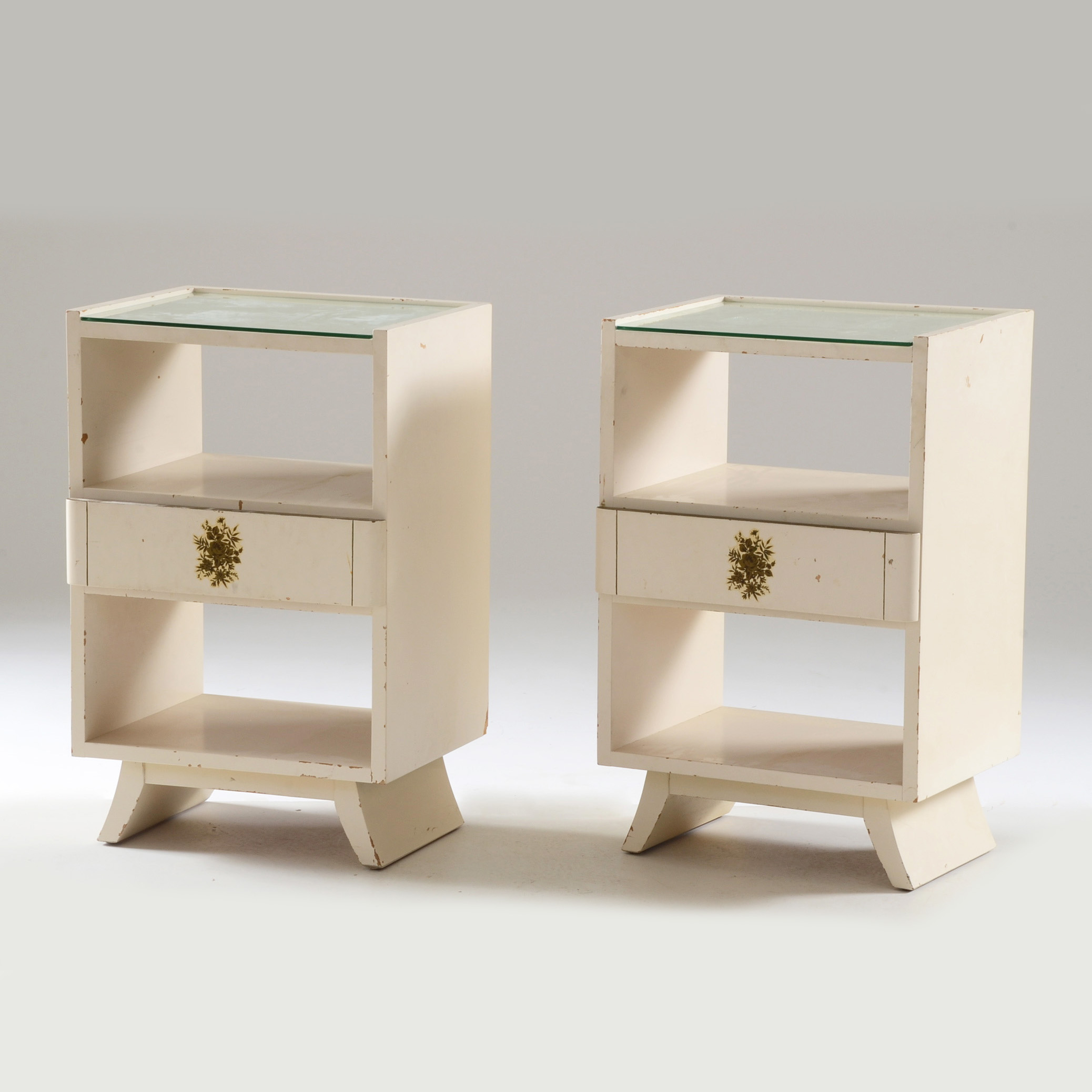 Two MidCentury End Tables by RWay EBTH