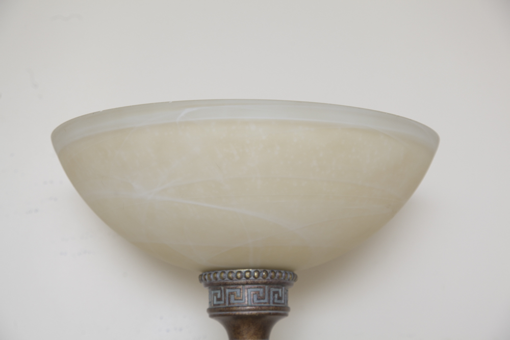 Copper Hued Floor Lamp