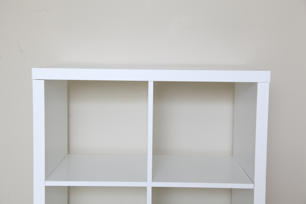 White Cubicle Bookcase