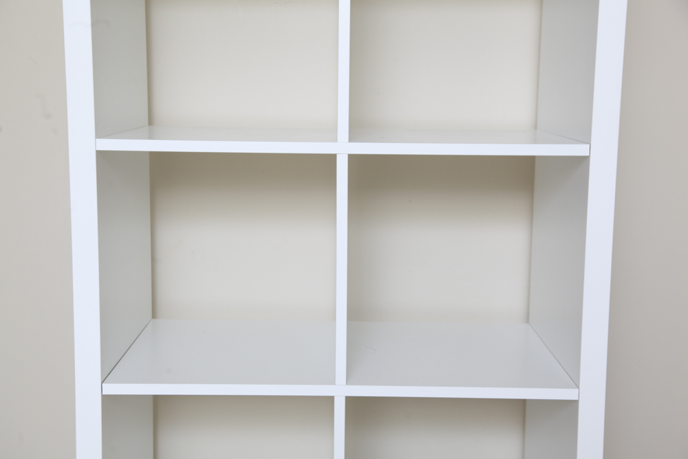 White Cubicle Bookcase