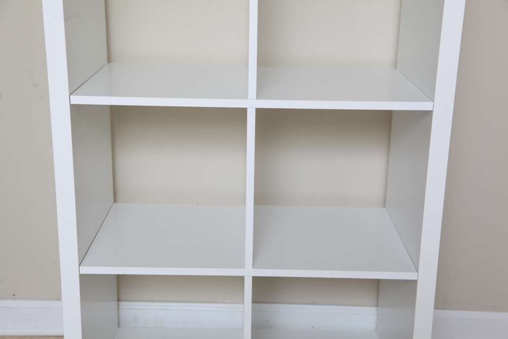 White Cubicle Bookcase