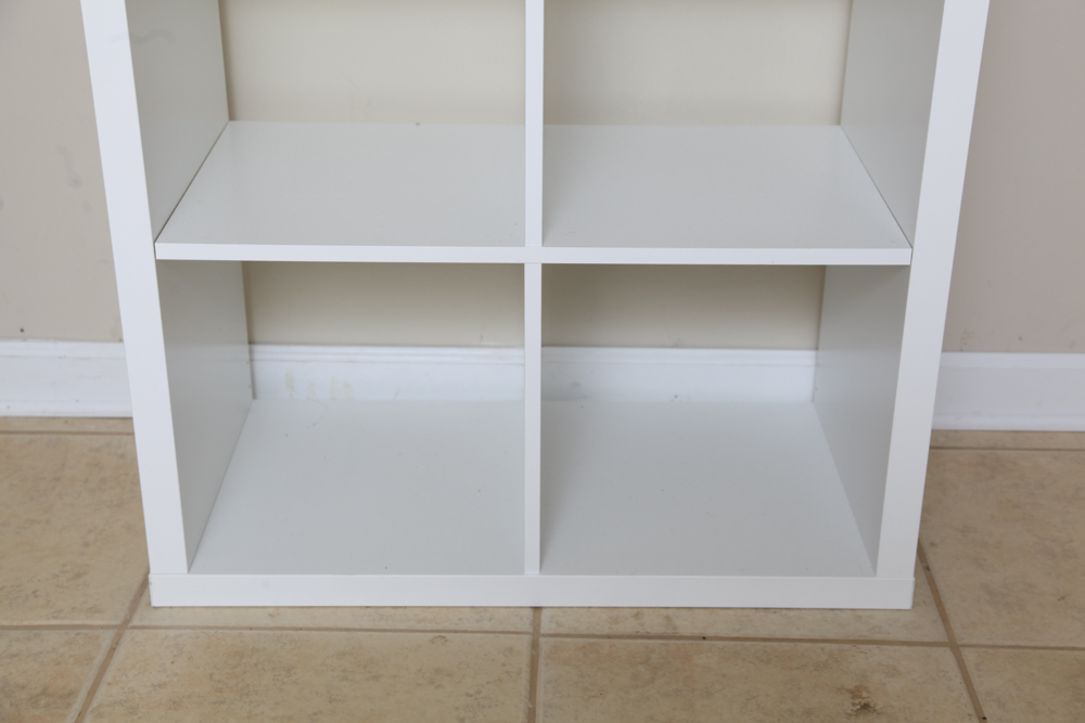 White Cubicle Bookcase