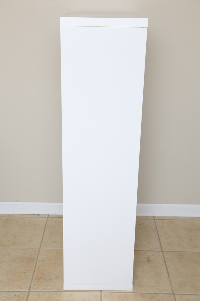 White Cubicle Bookcase