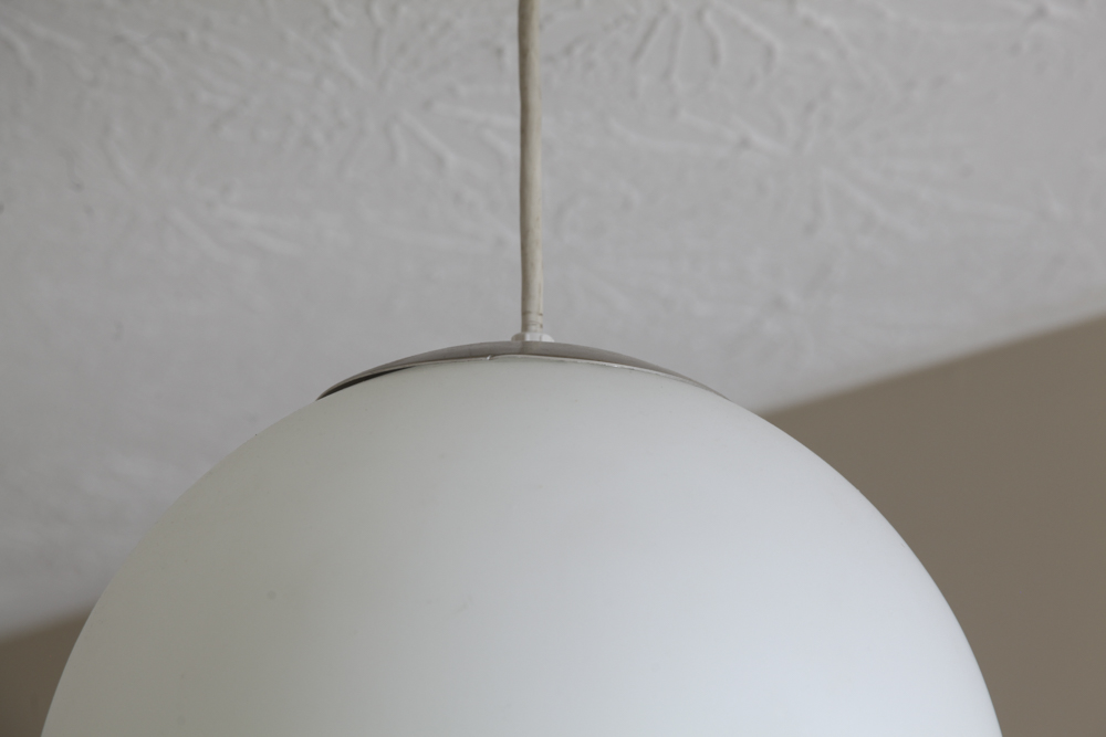 White Globe Pendant Light