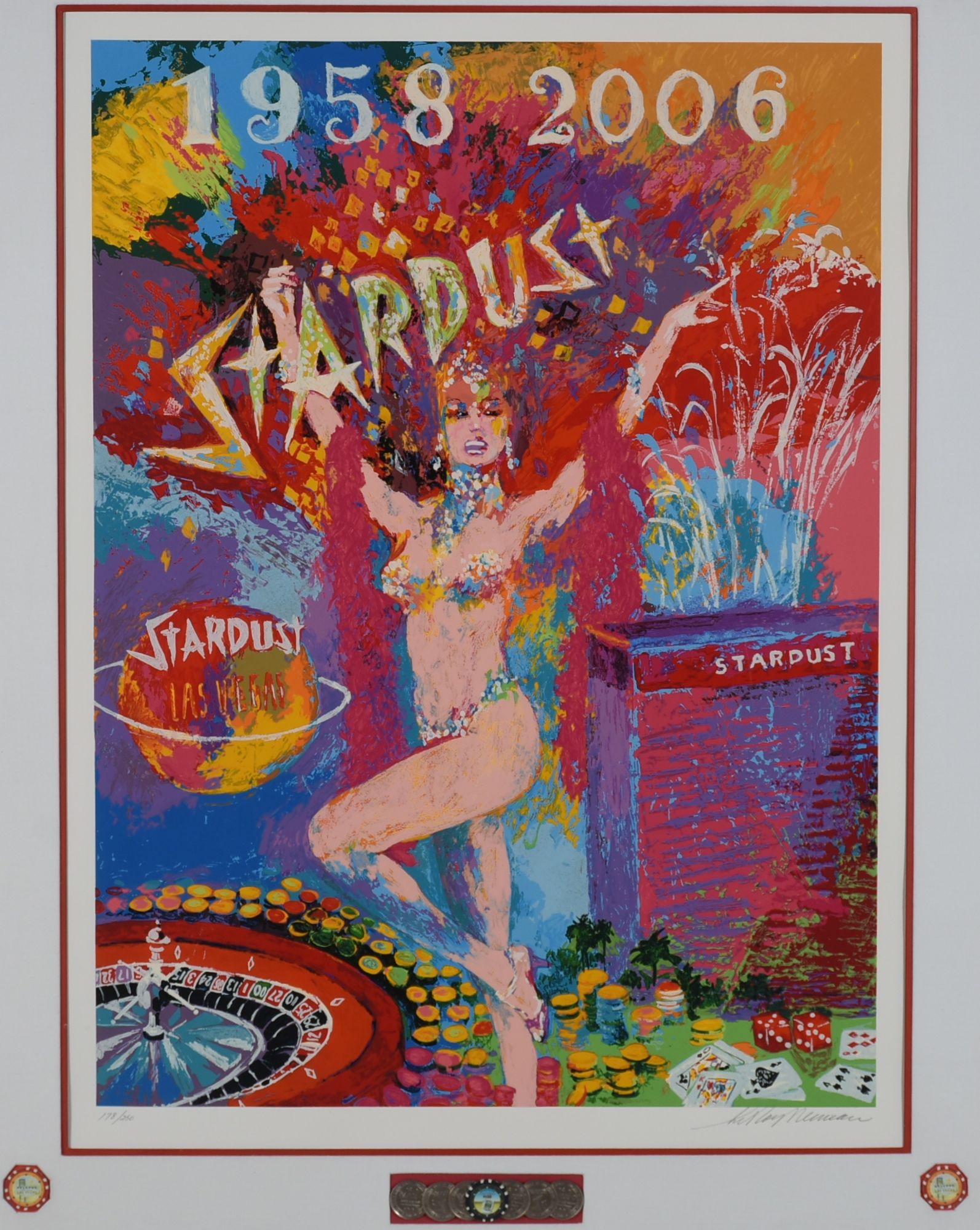 LeRoy Neiman Serigraph Titled "Stardust Reflections"