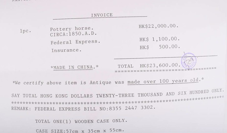 c.1850 Chinese Ceramic Horse Sculpture