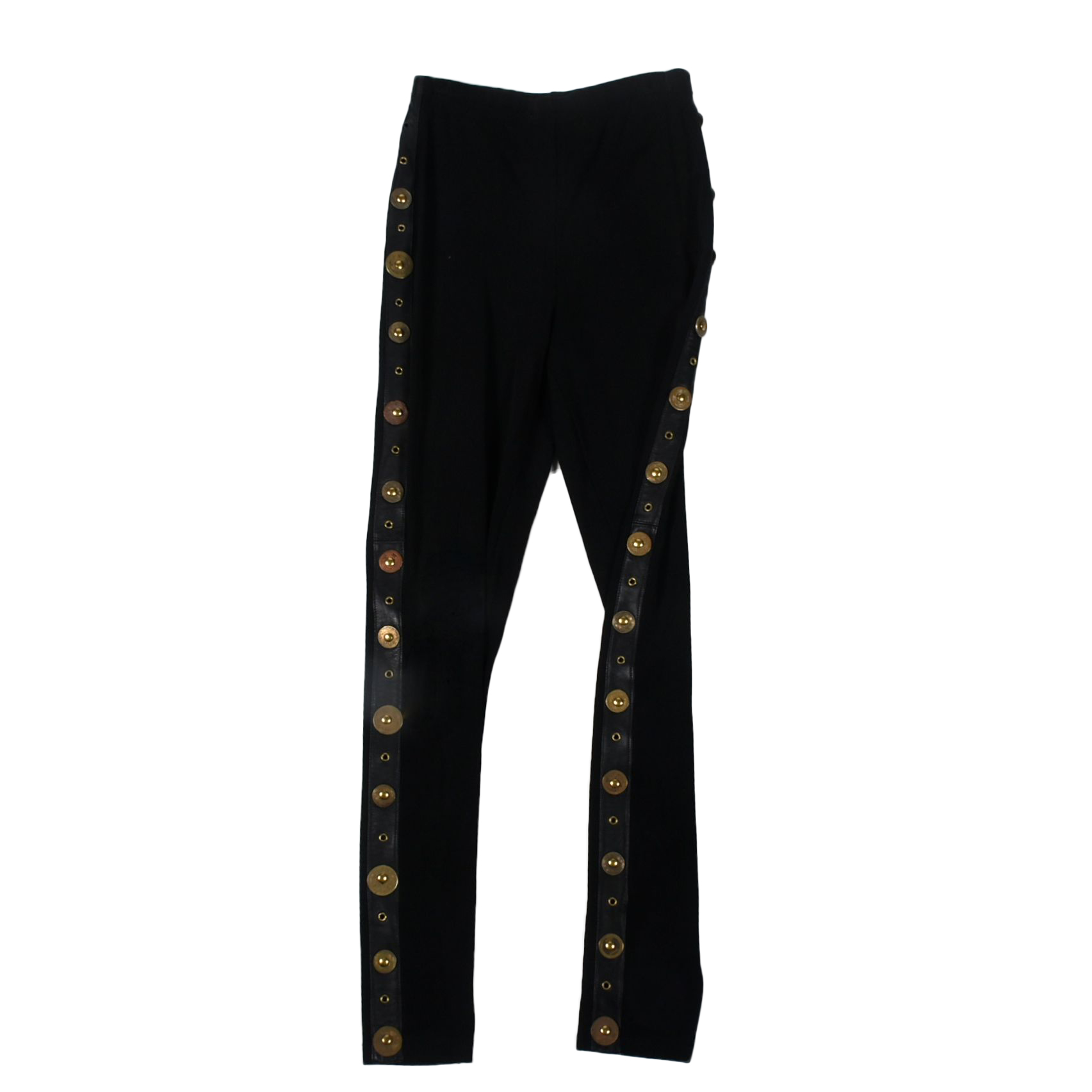 John Murrough Designer Embellished Black Pants