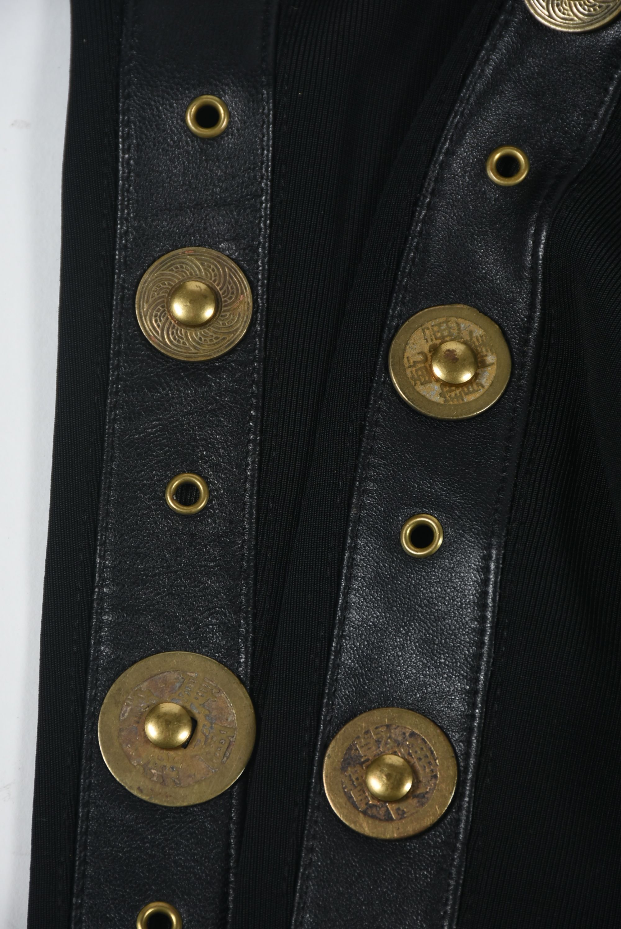 John Murrough Designer Embellished Black Pants