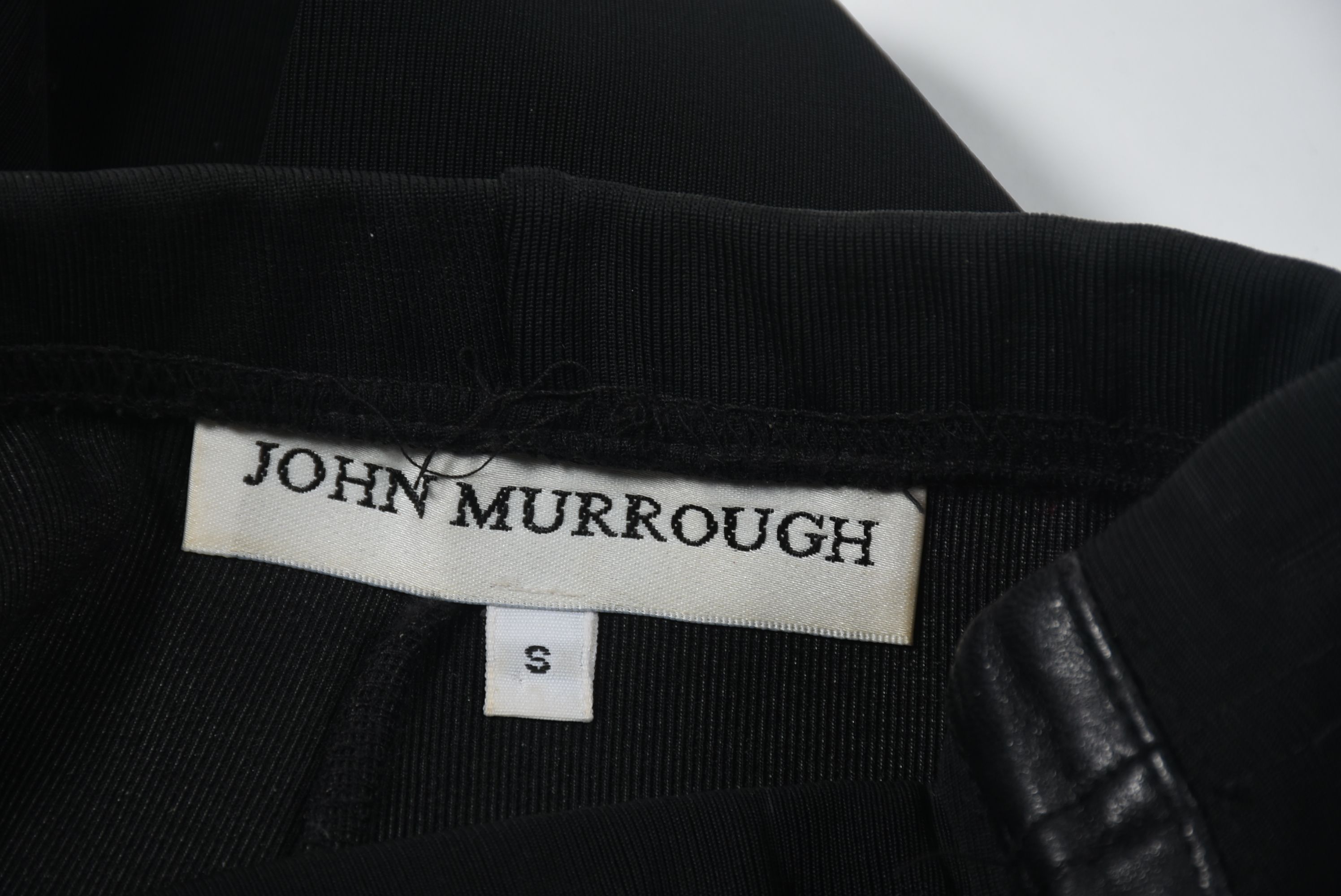 John Murrough Designer Embellished Black Pants