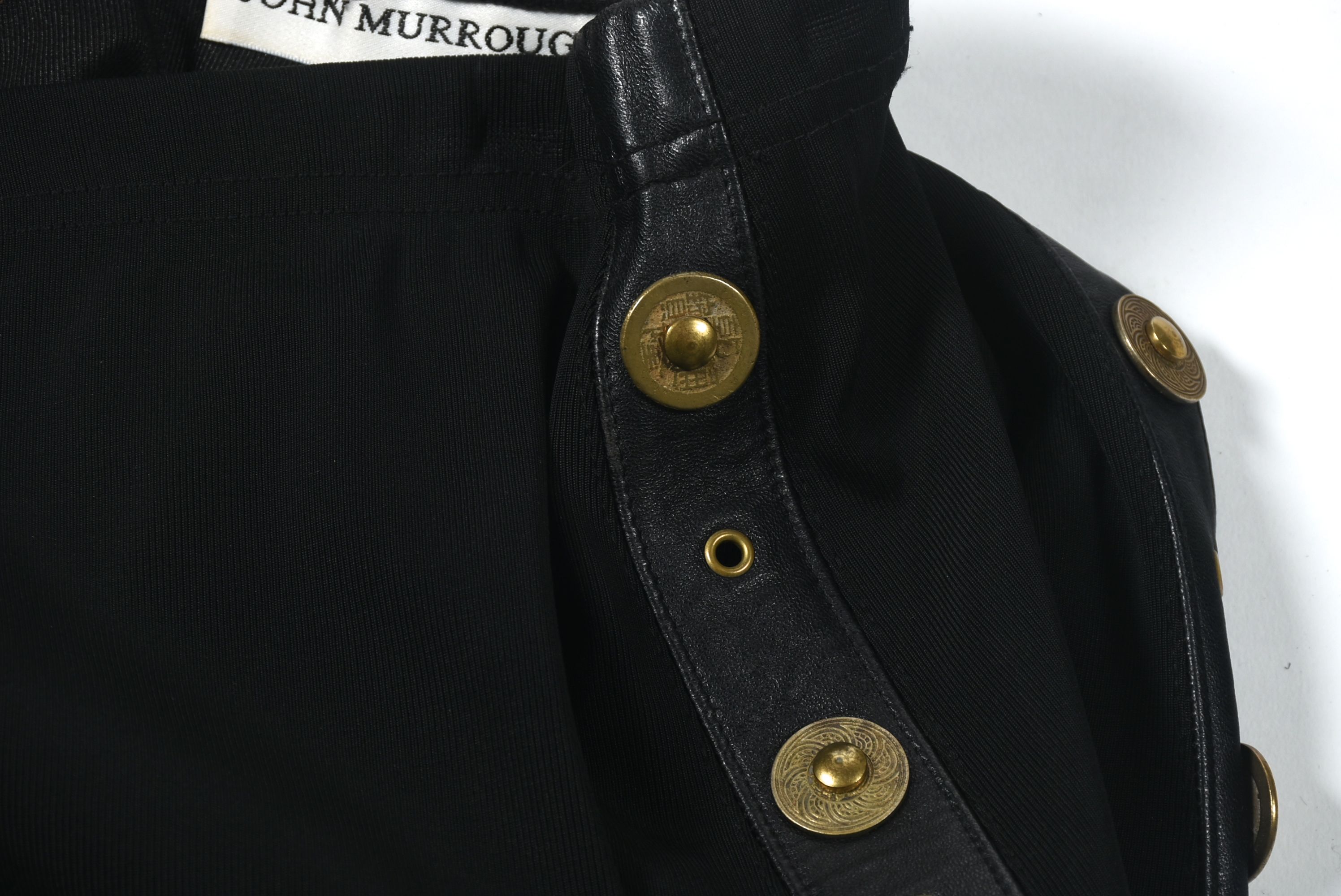 John Murrough Designer Embellished Black Pants