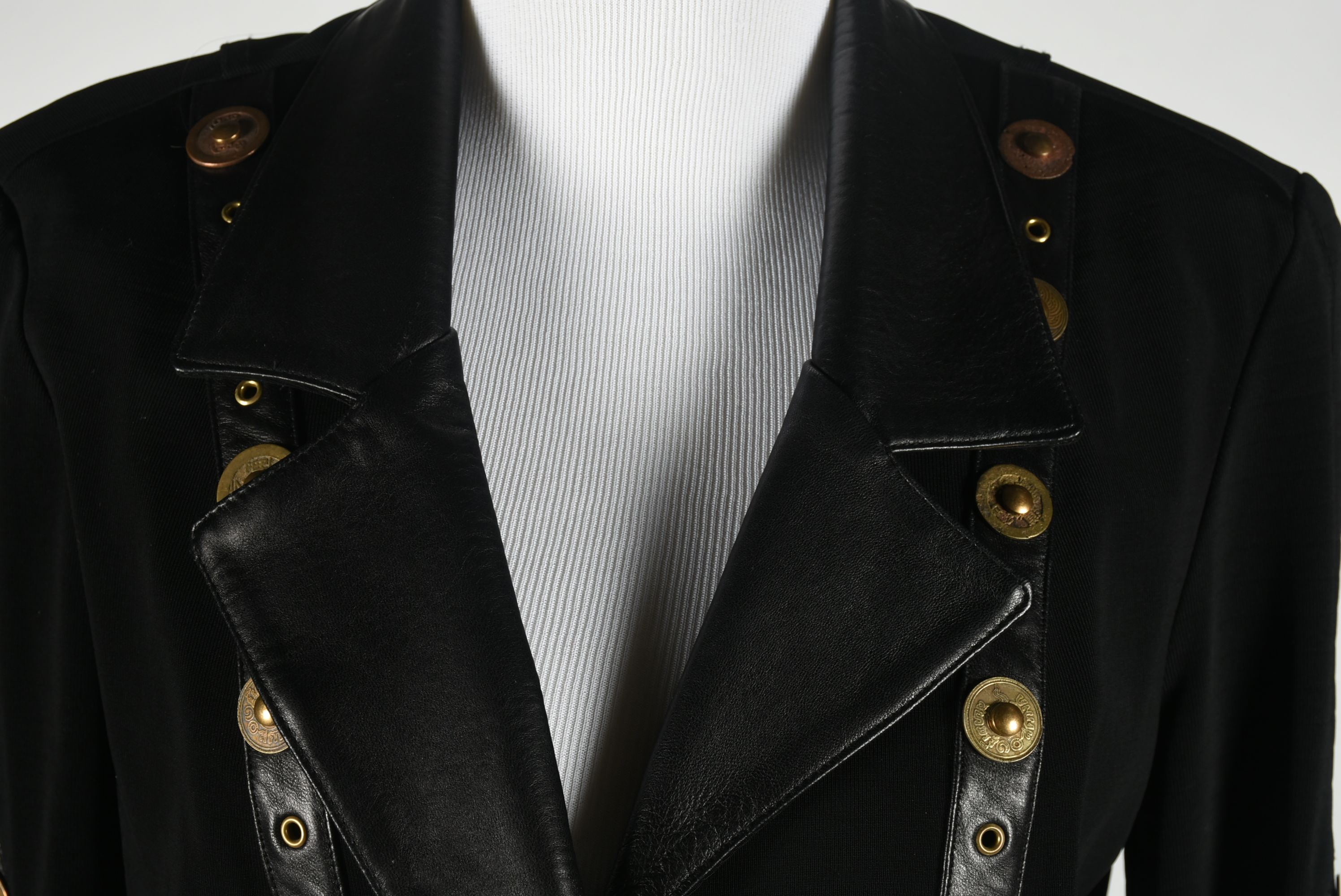 John Murrough Designer Black Leather Jacket
