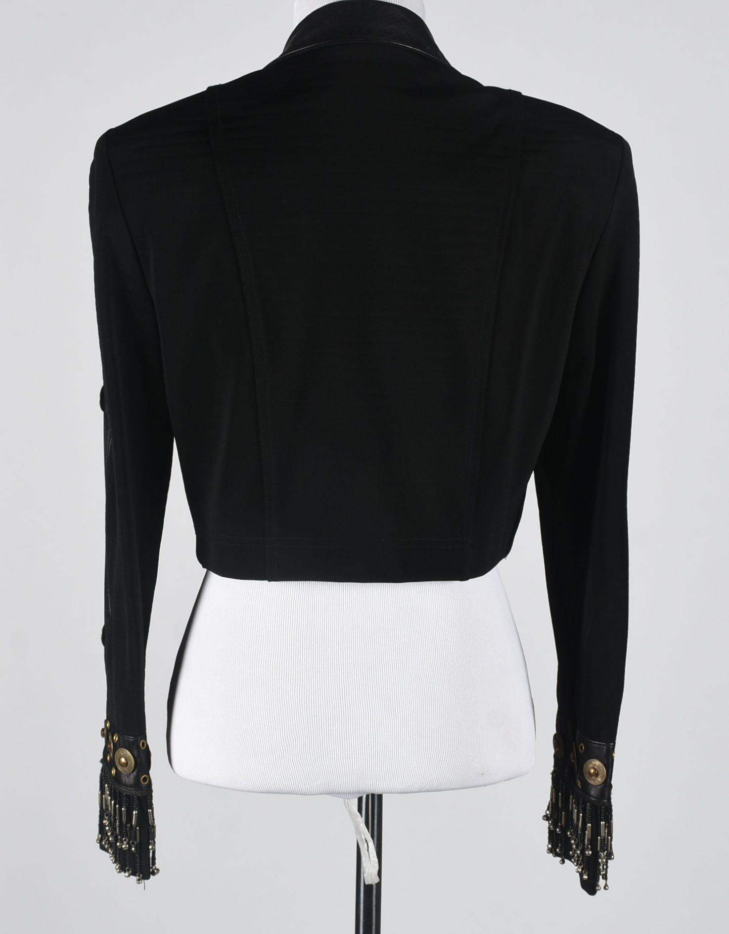 John Murrough Designer Black Leather Jacket