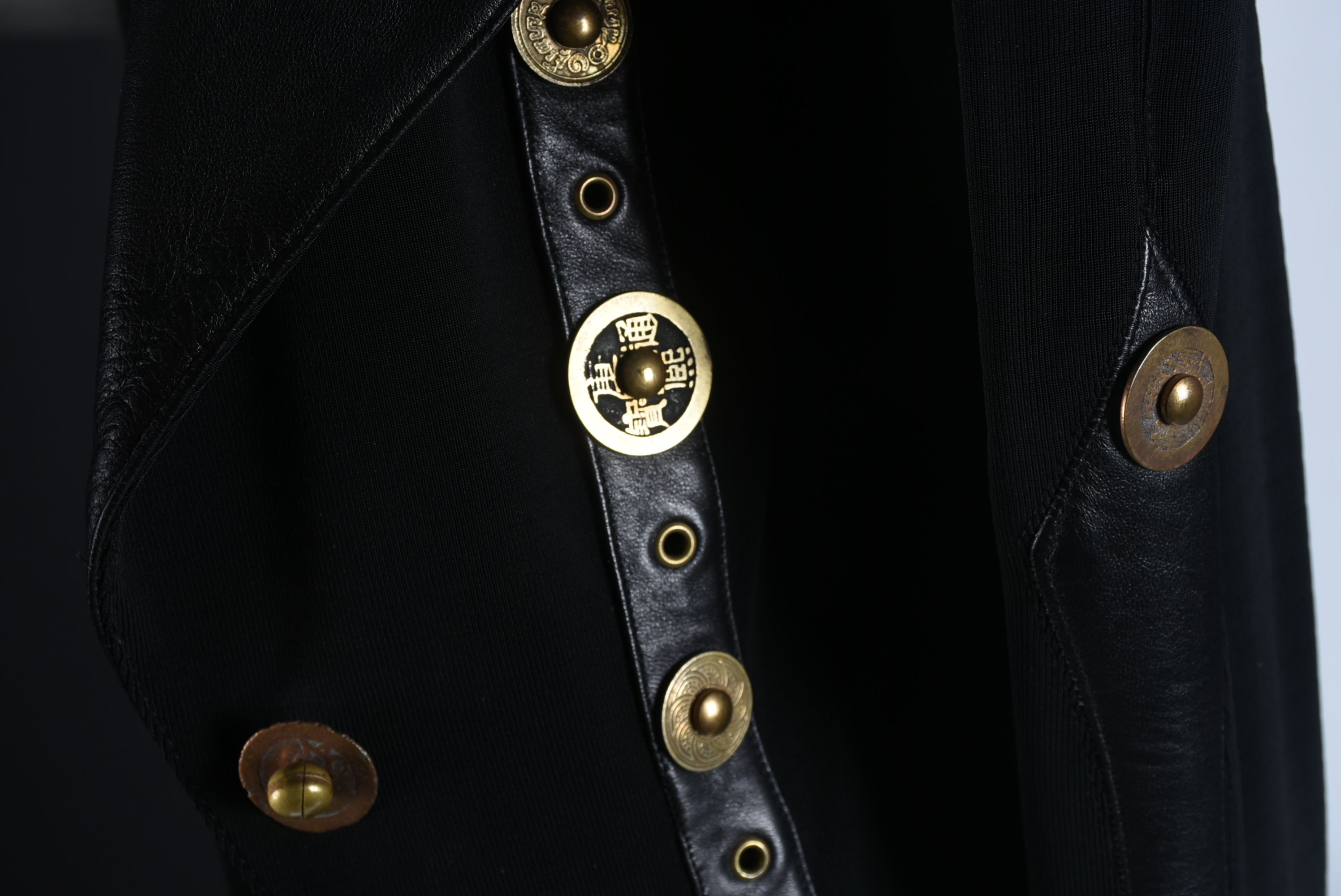 John Murrough Designer Black Leather Jacket