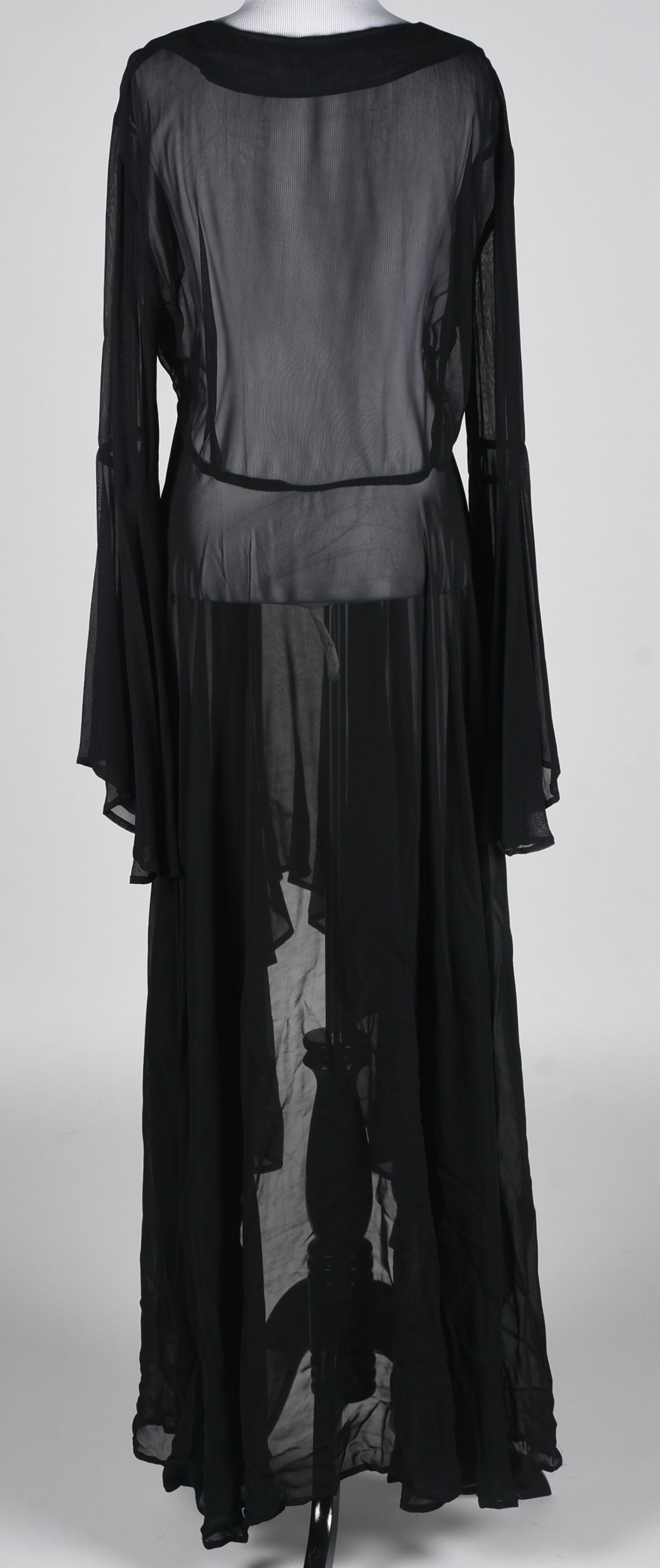 Les Habitudes of Los Angeles Black Chiffon Dress