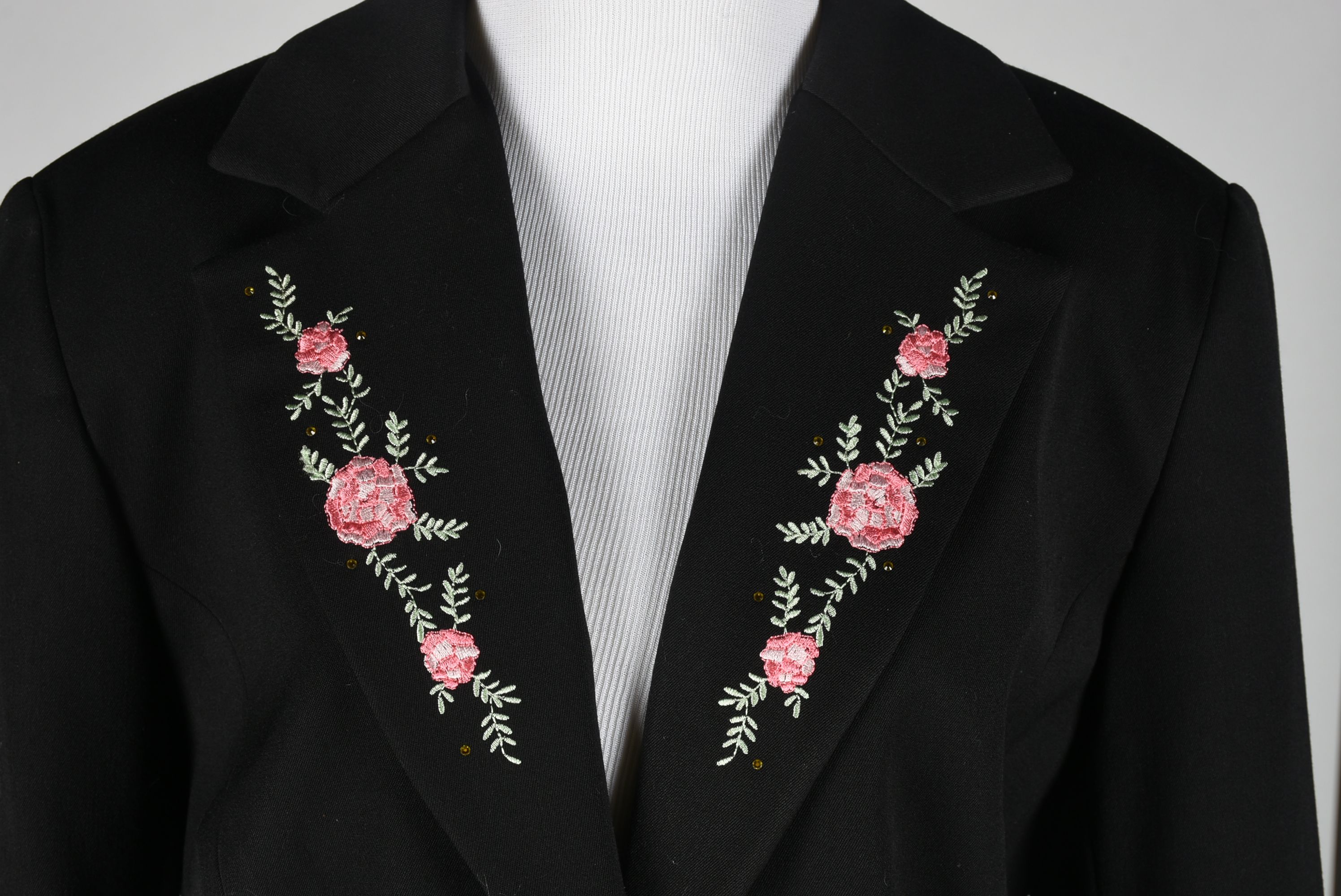Sage West of Forth Worth, Texas Black Embroidered Jacket