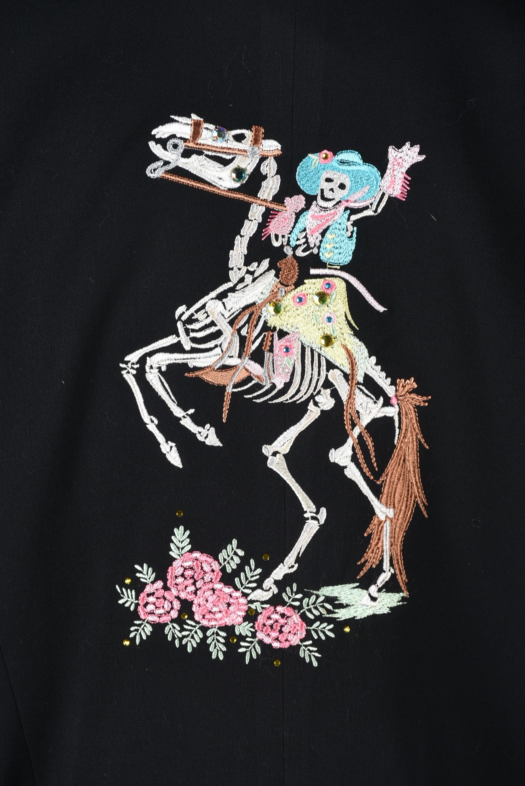 Sage West of Forth Worth, Texas Black Embroidered Jacket