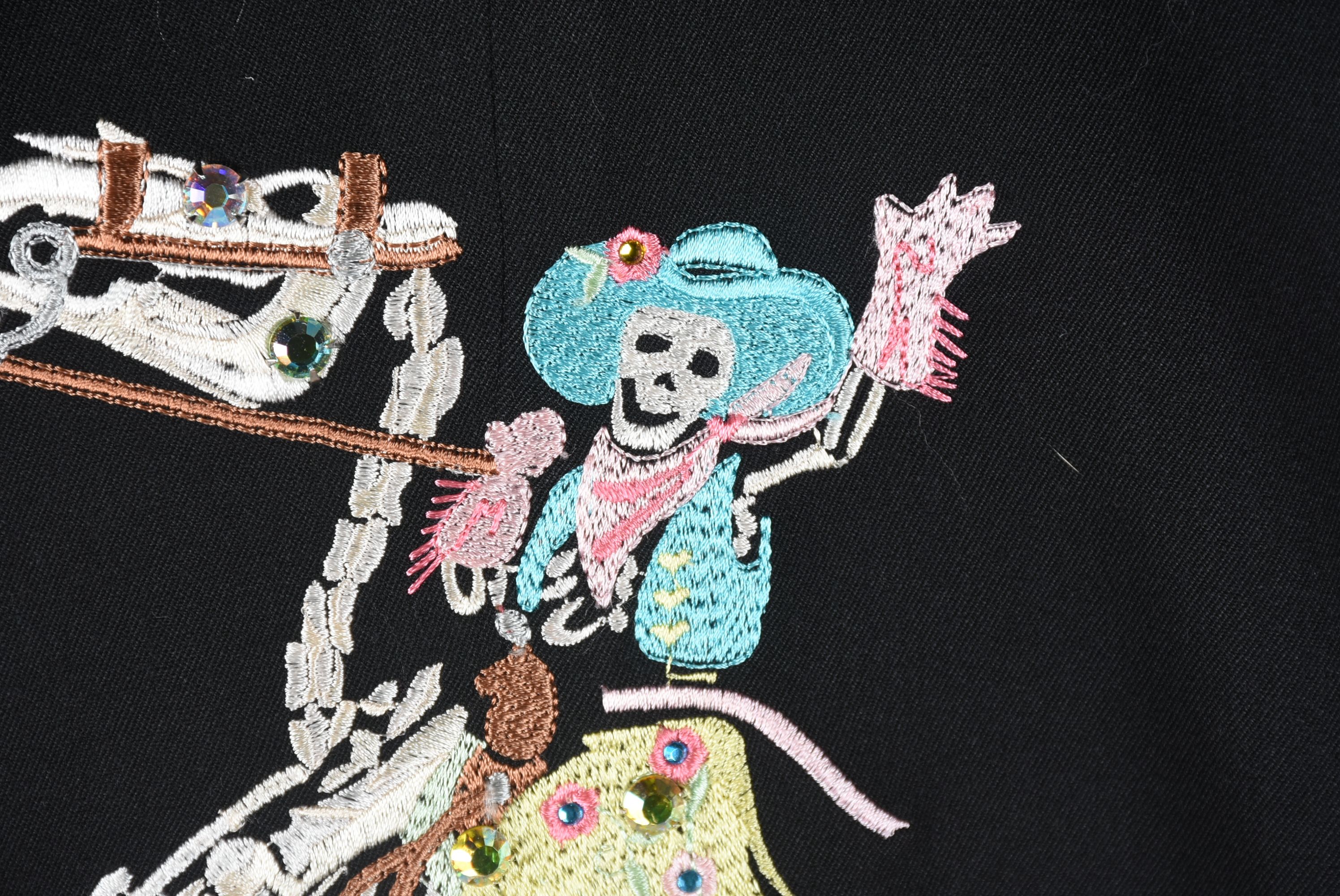 Sage West of Forth Worth, Texas Black Embroidered Jacket