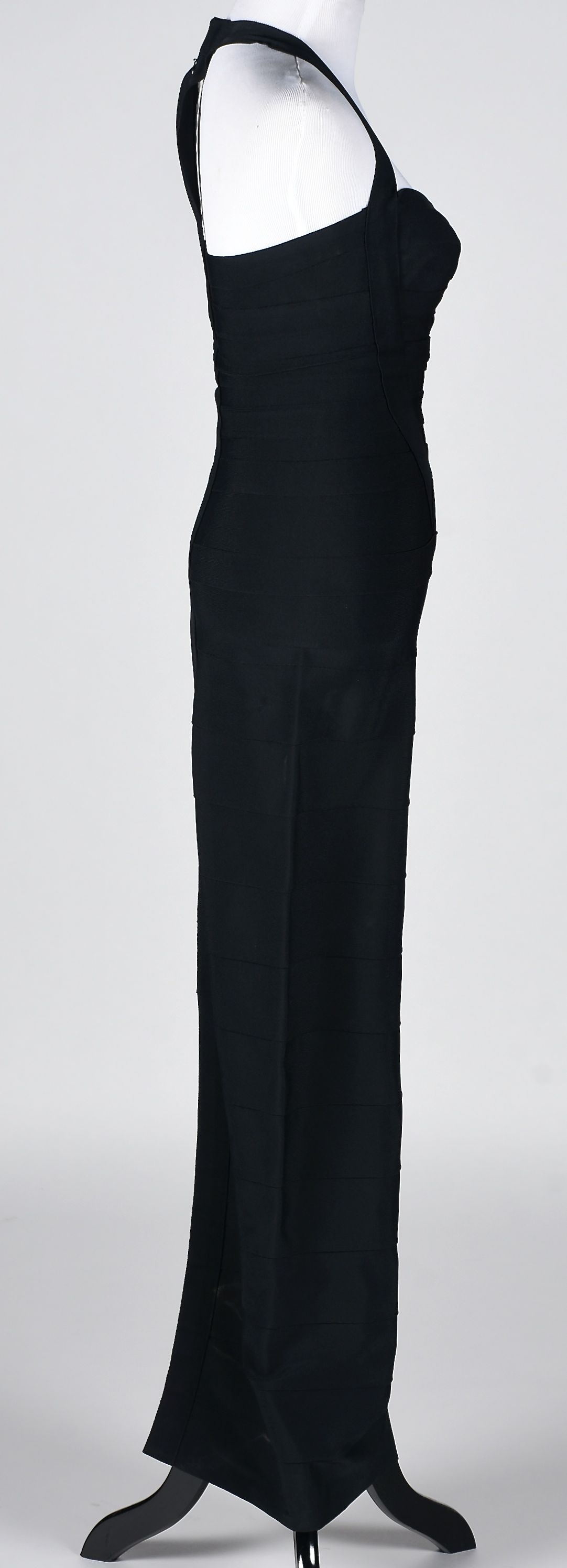 Hervé Leger Couture Black Bandage Evening Gown, Circa 1990s
