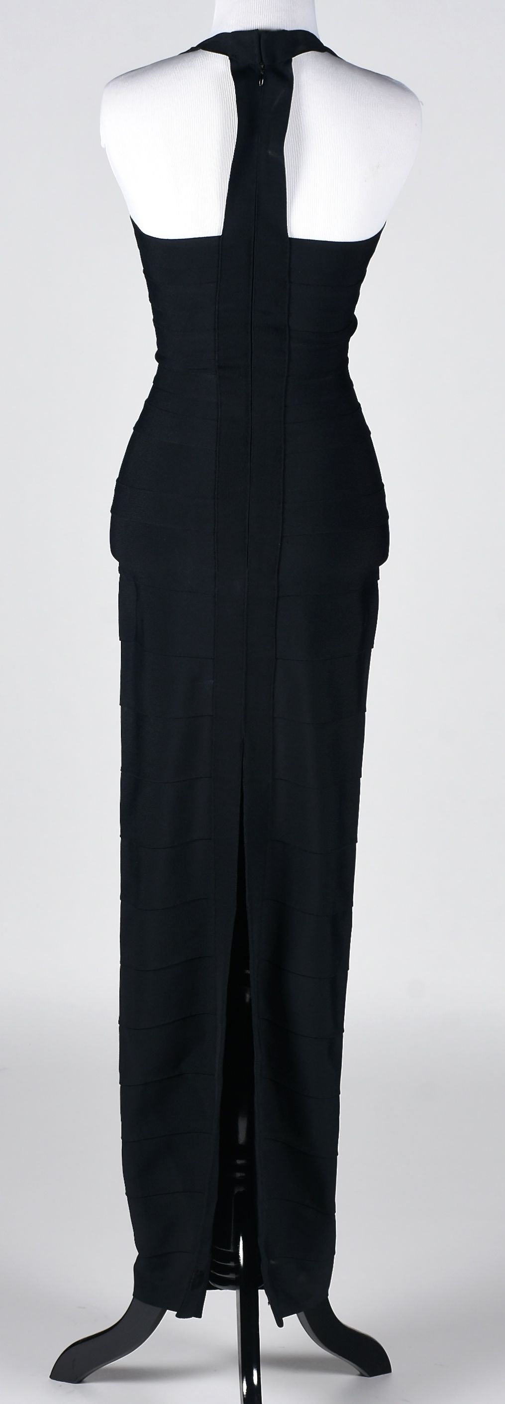 Hervé Leger Couture Black Bandage Evening Gown, Circa 1990s
