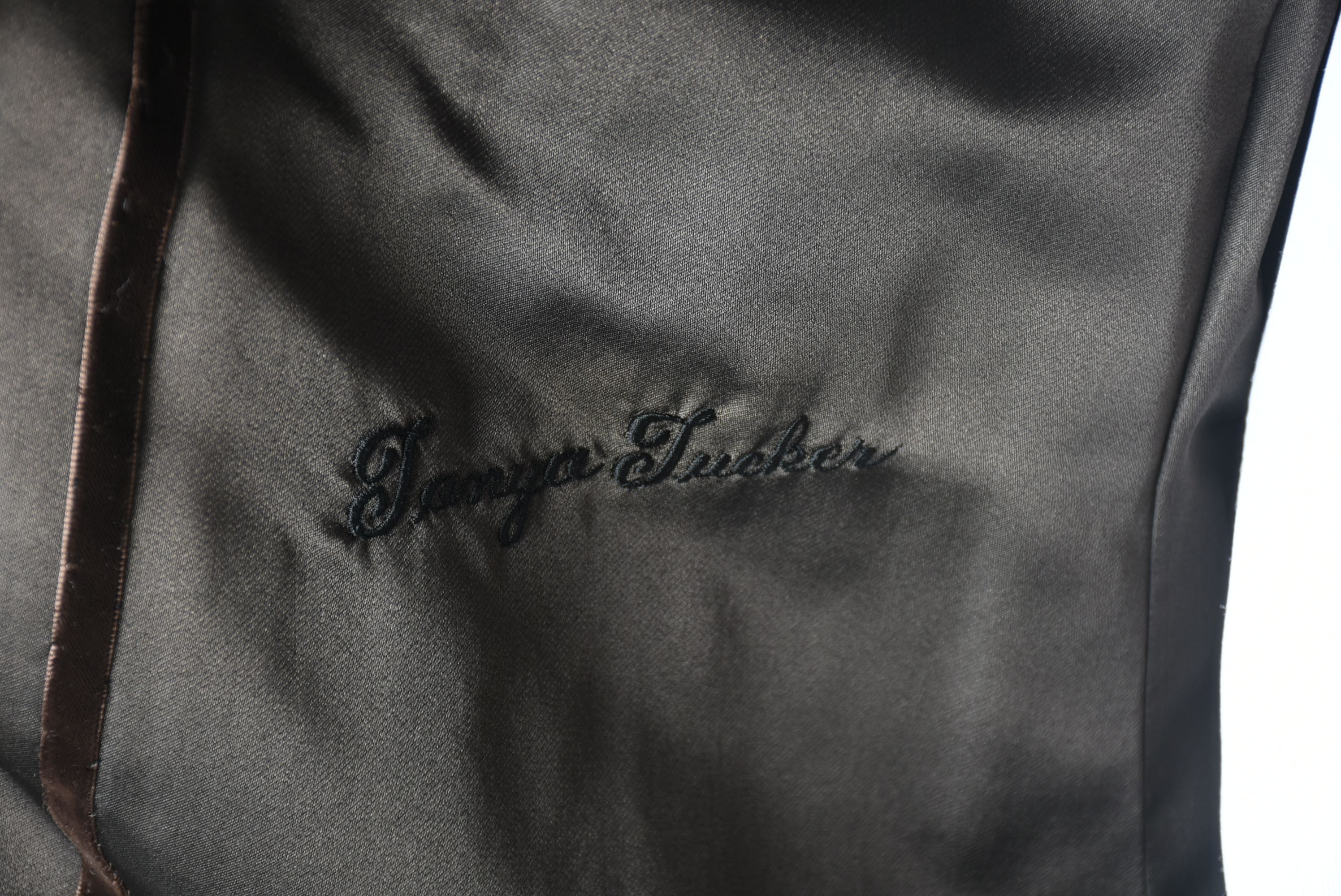 Luxurious Full Length Ranch Mink Fur Coat with Fox Fur Collar