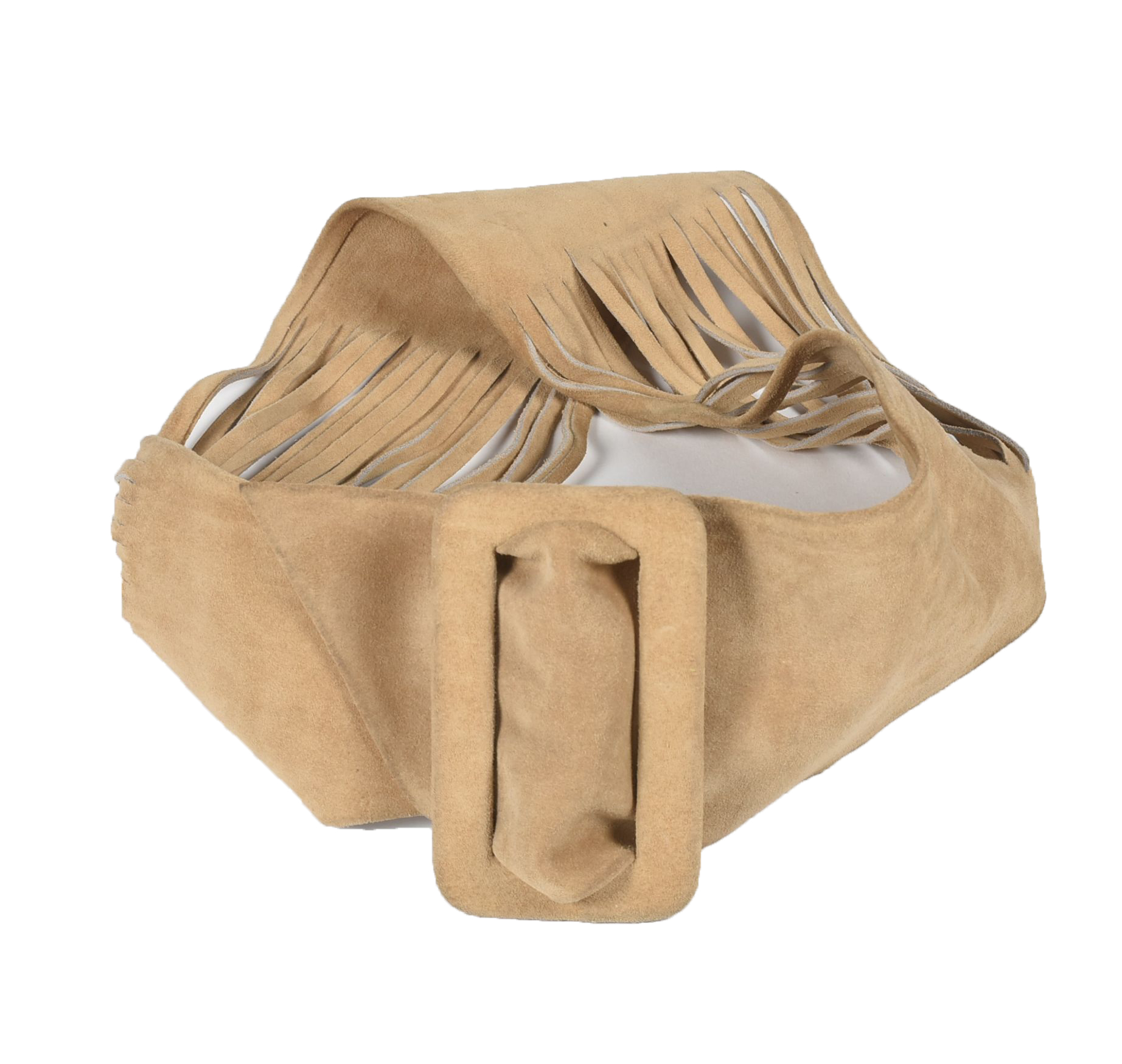 Buckskin Suede Wide Belt