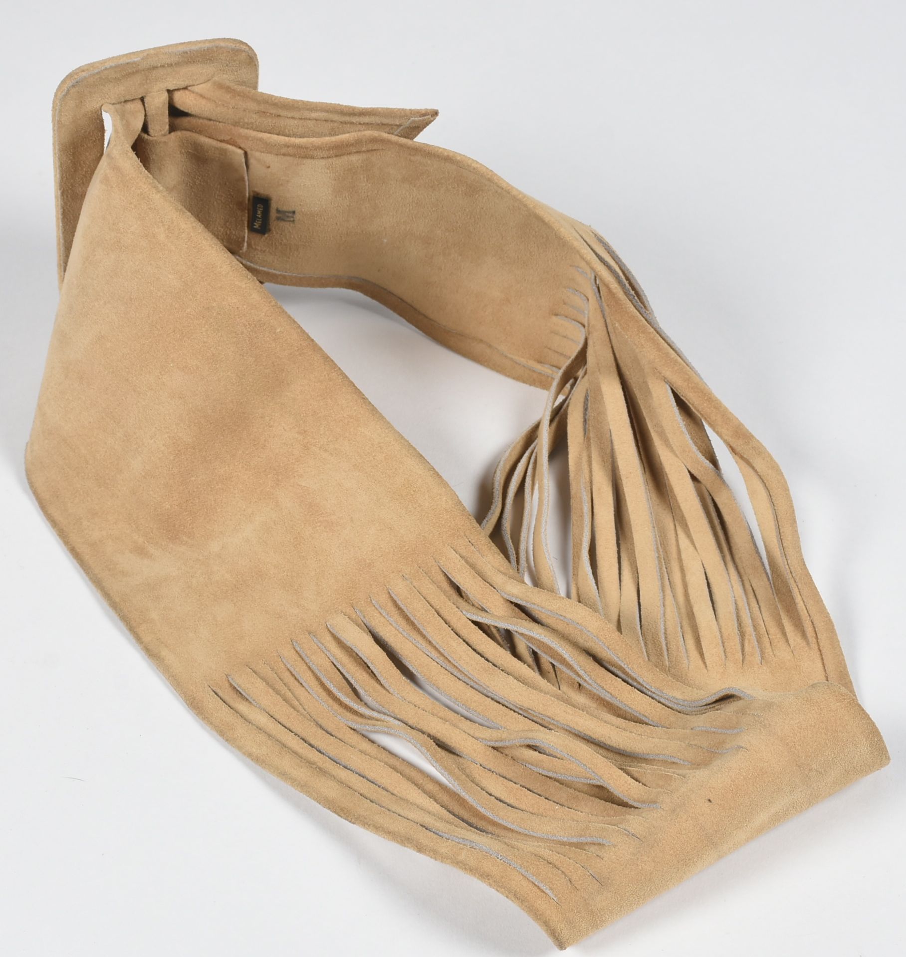 Buckskin Suede Wide Belt