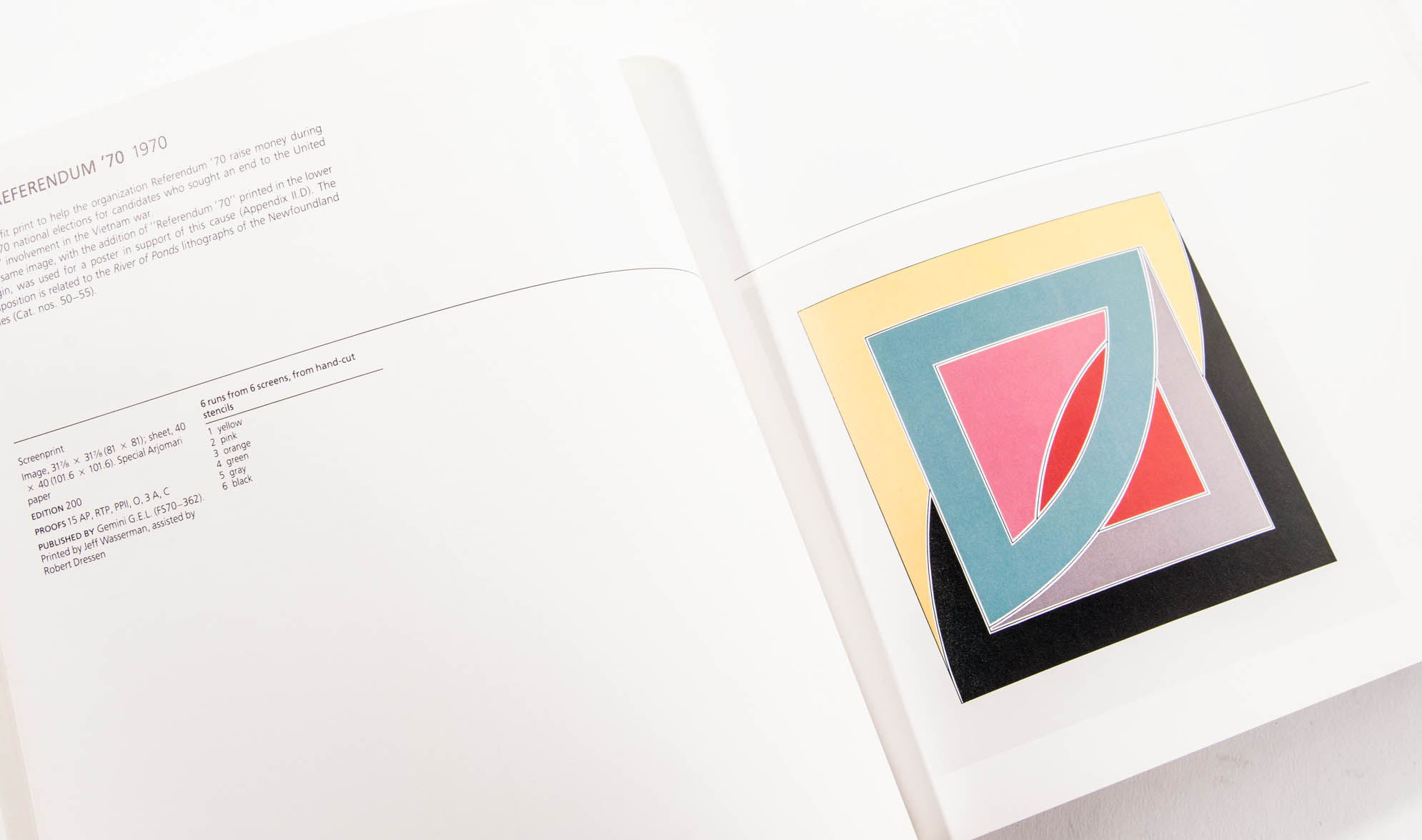 First Edition "The Prints of Frank Stella" by Richard H. Axsom