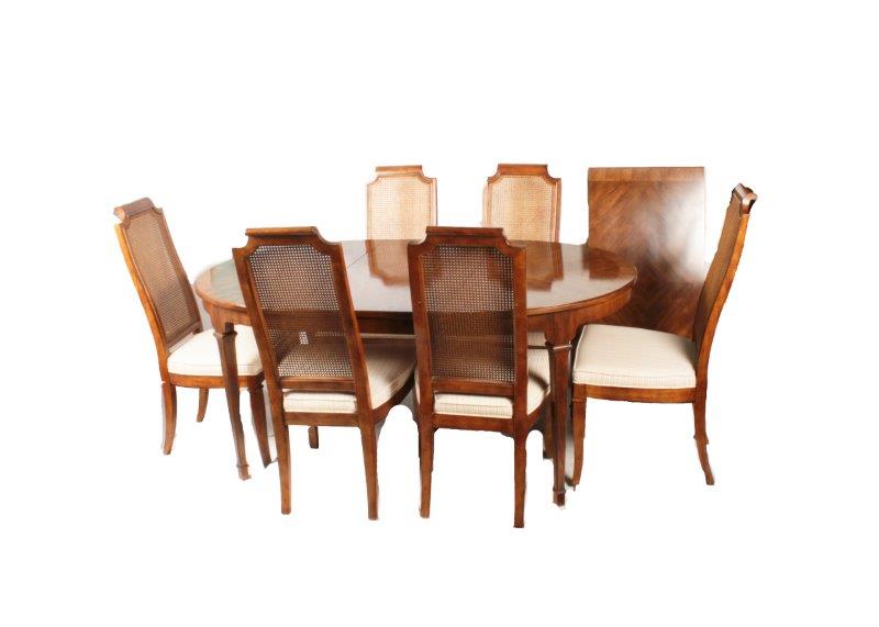 Tryon by Drexel Dining Table with Six Chairs