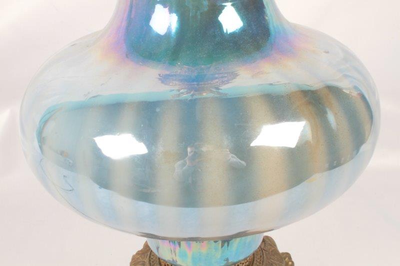 Vintage Opalescent Parlor Lamp